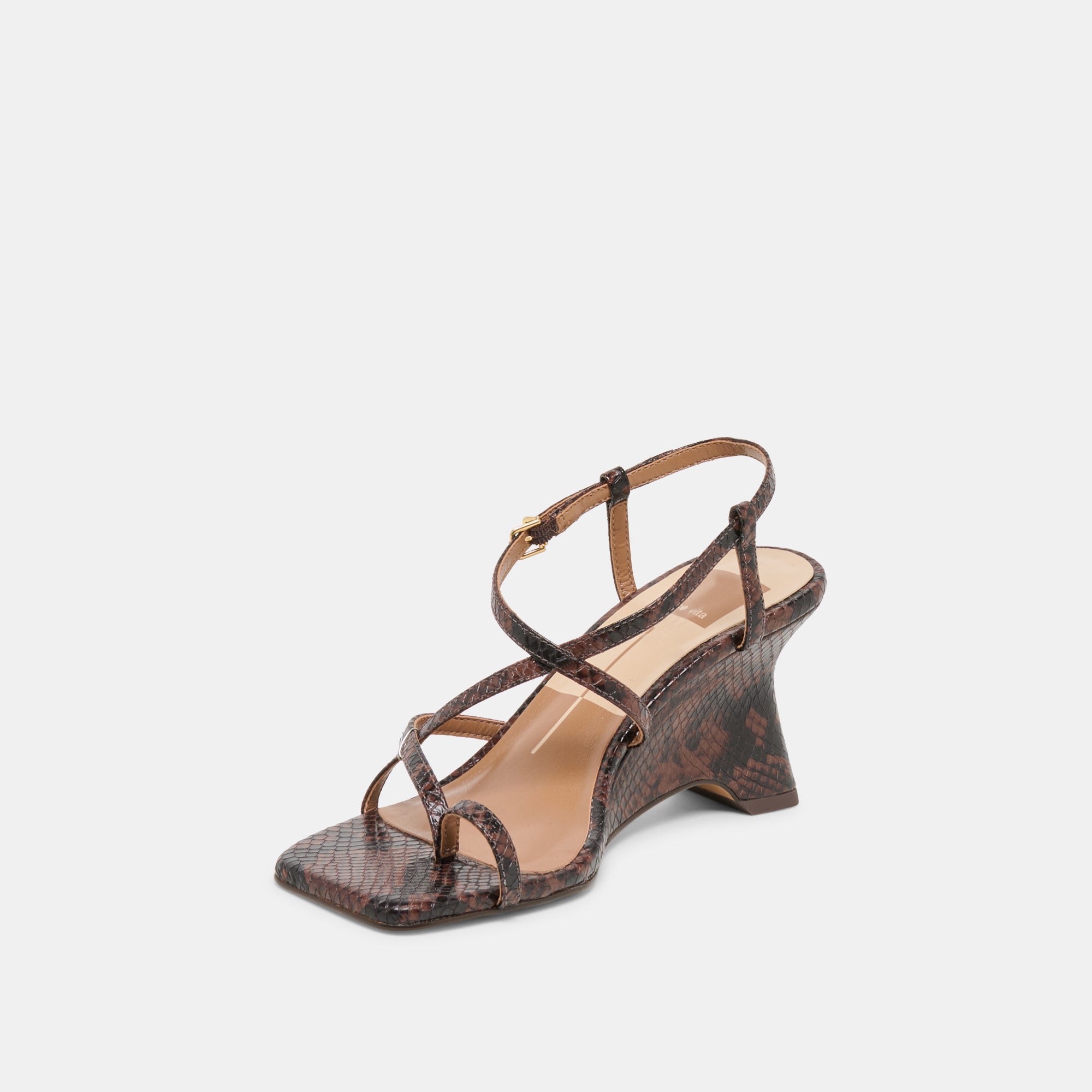 AYLEE WEDGES JAVA EMBOSSED LEATHER - Image 4