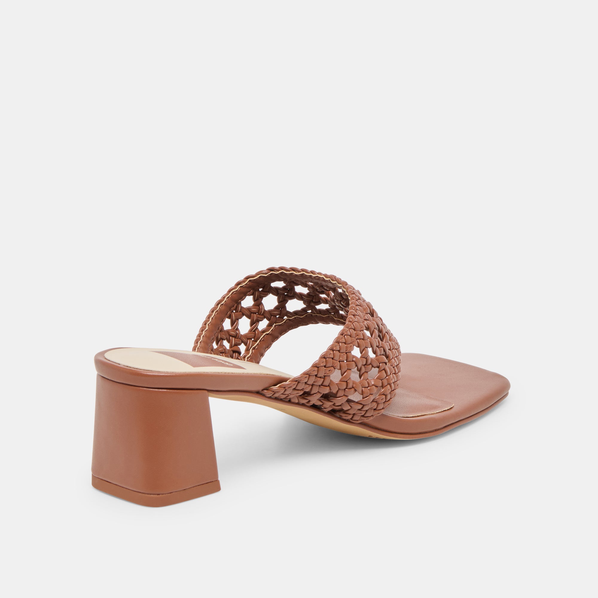 BARLO HEELS COGNAC WOVEN STELLA - Image 5