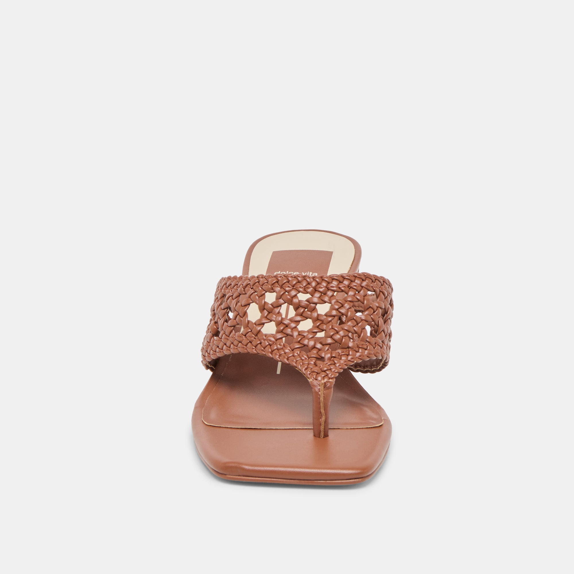 BARLO HEELS COGNAC WOVEN STELLA - Image 8