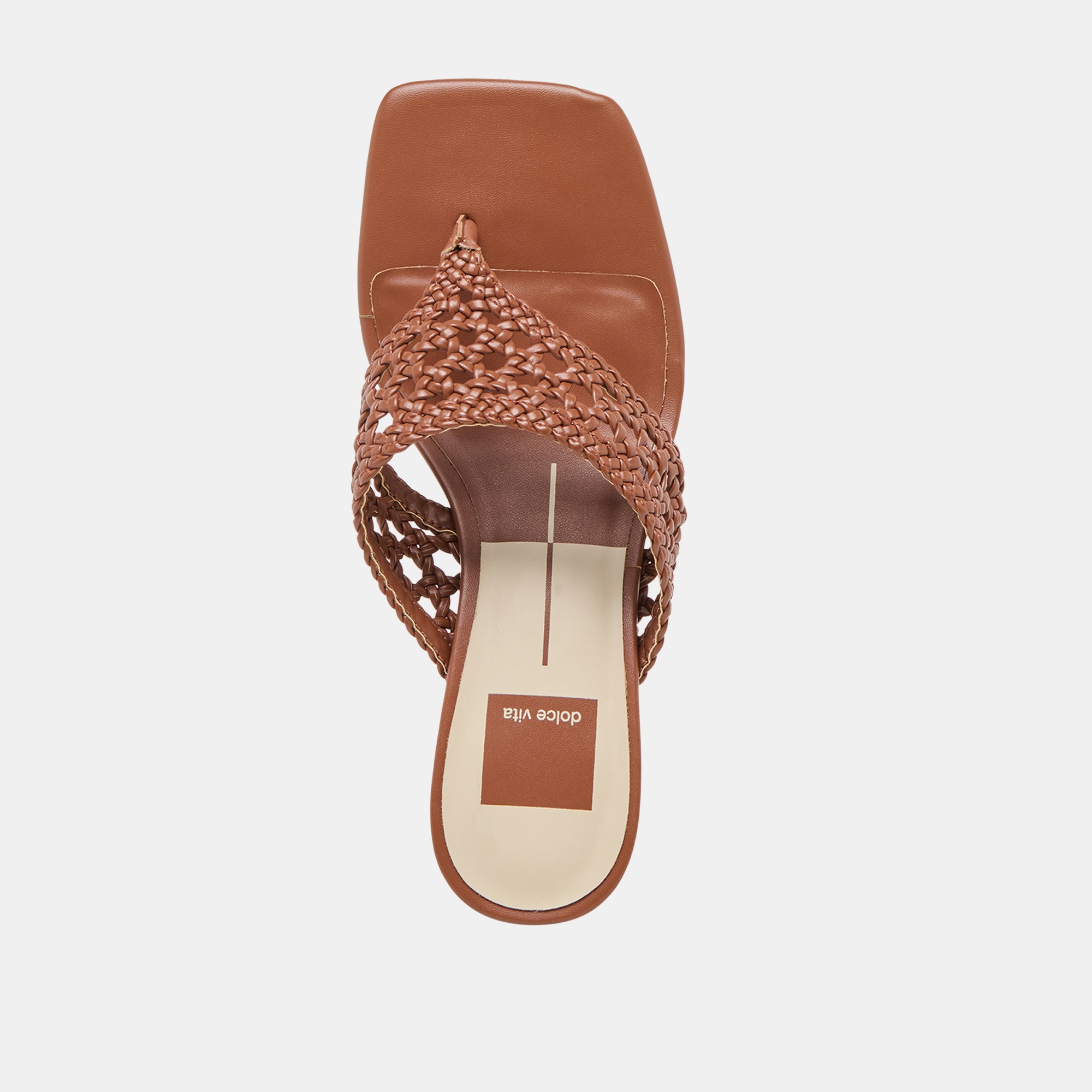 BARLO HEELS COGNAC WOVEN STELLA - Image 10