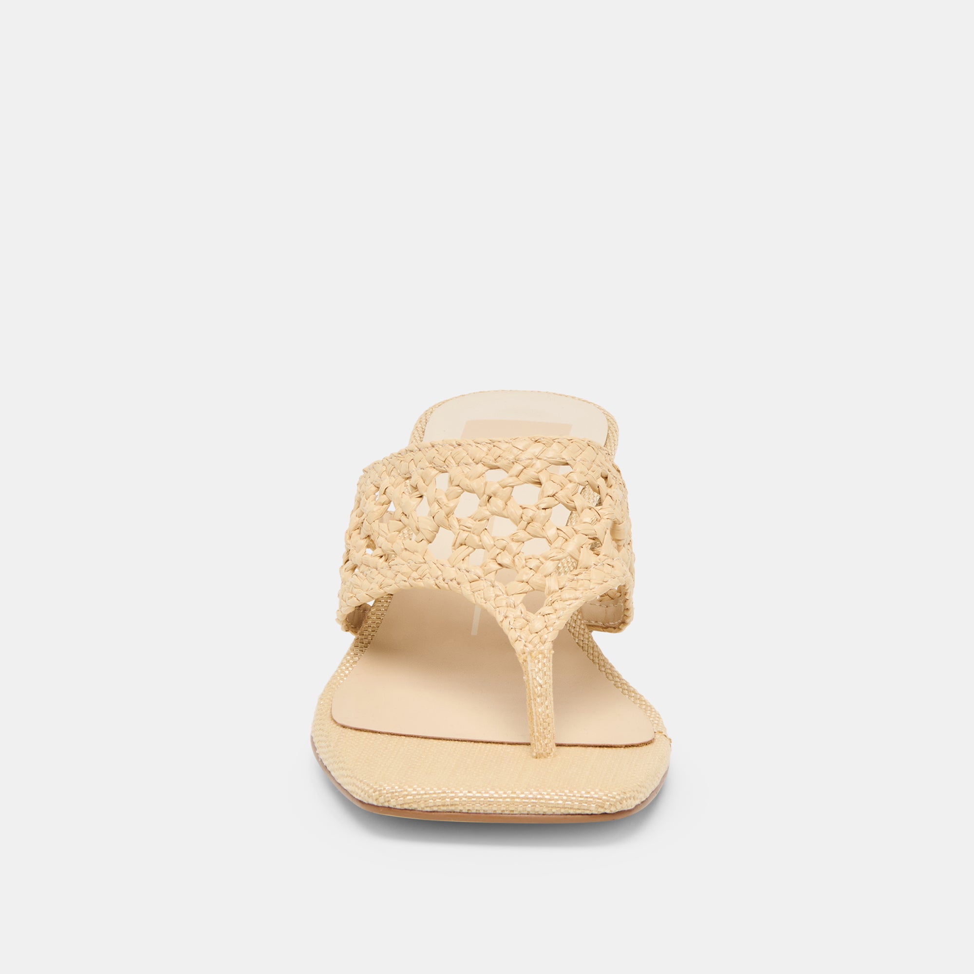 BARLO HEELS LT NATURAL WOVEN RAFFIA - Image 8