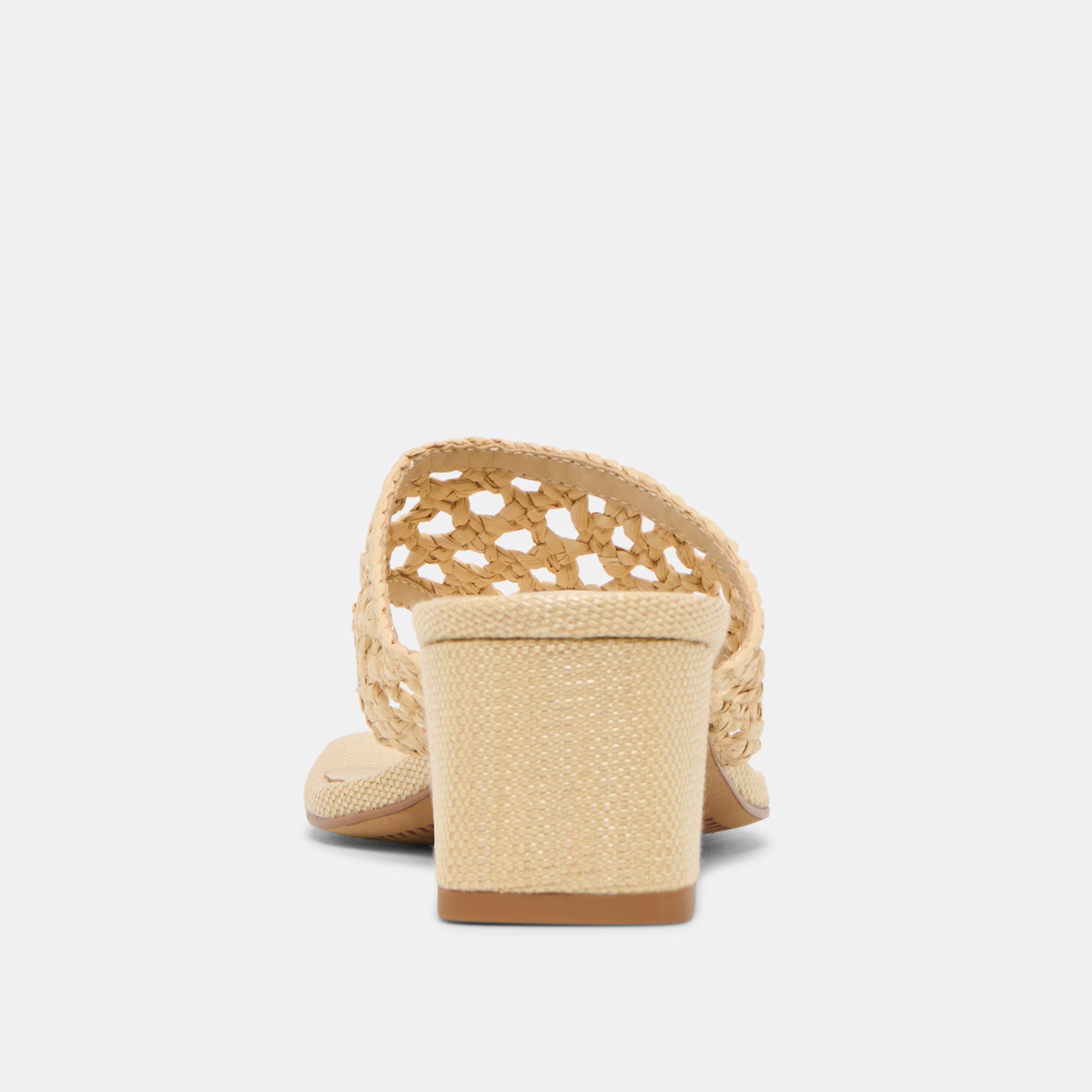 BARLO HEELS LT NATURAL WOVEN RAFFIA - Image 9