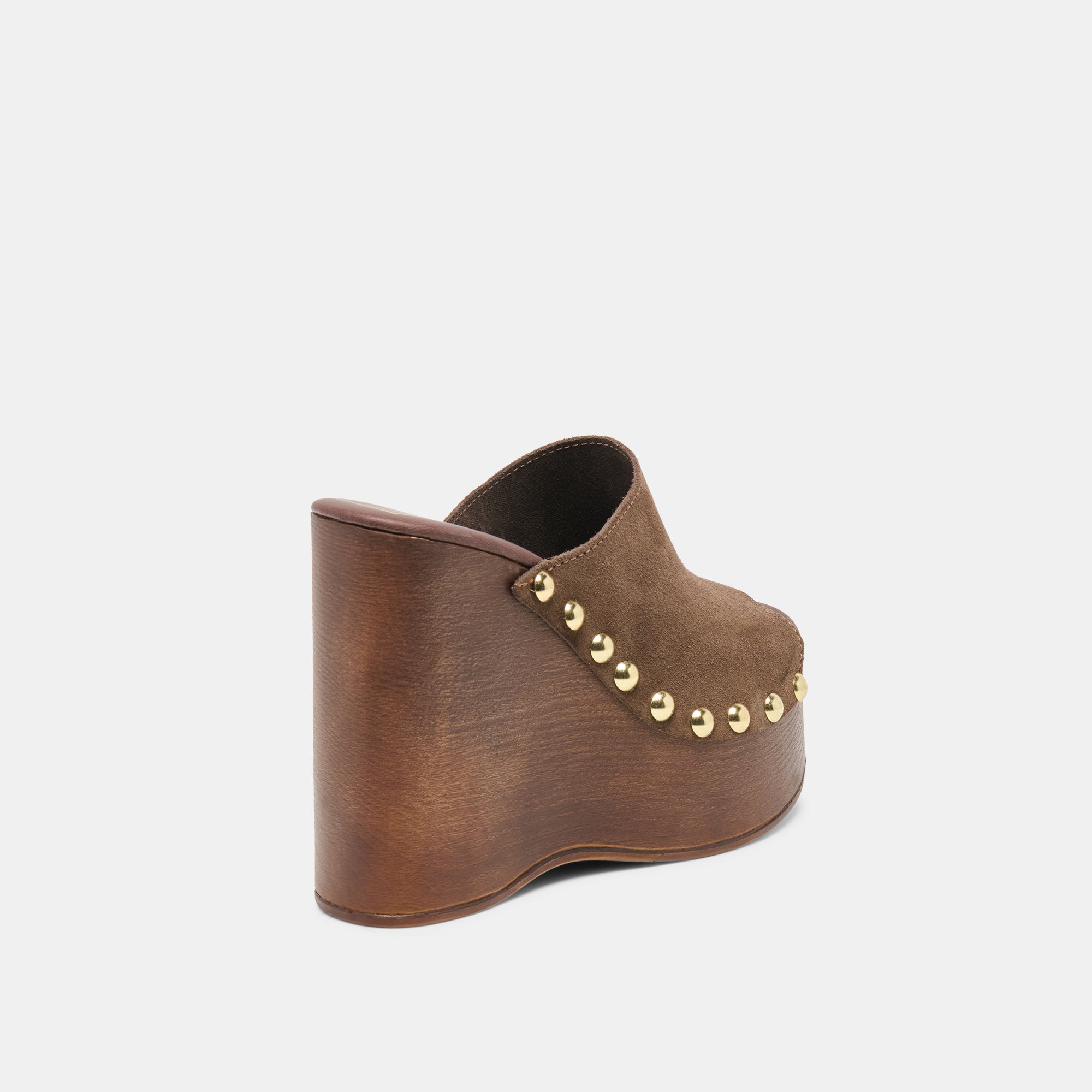 BIRK WEDGES DK BROWN SUEDE - Image 3