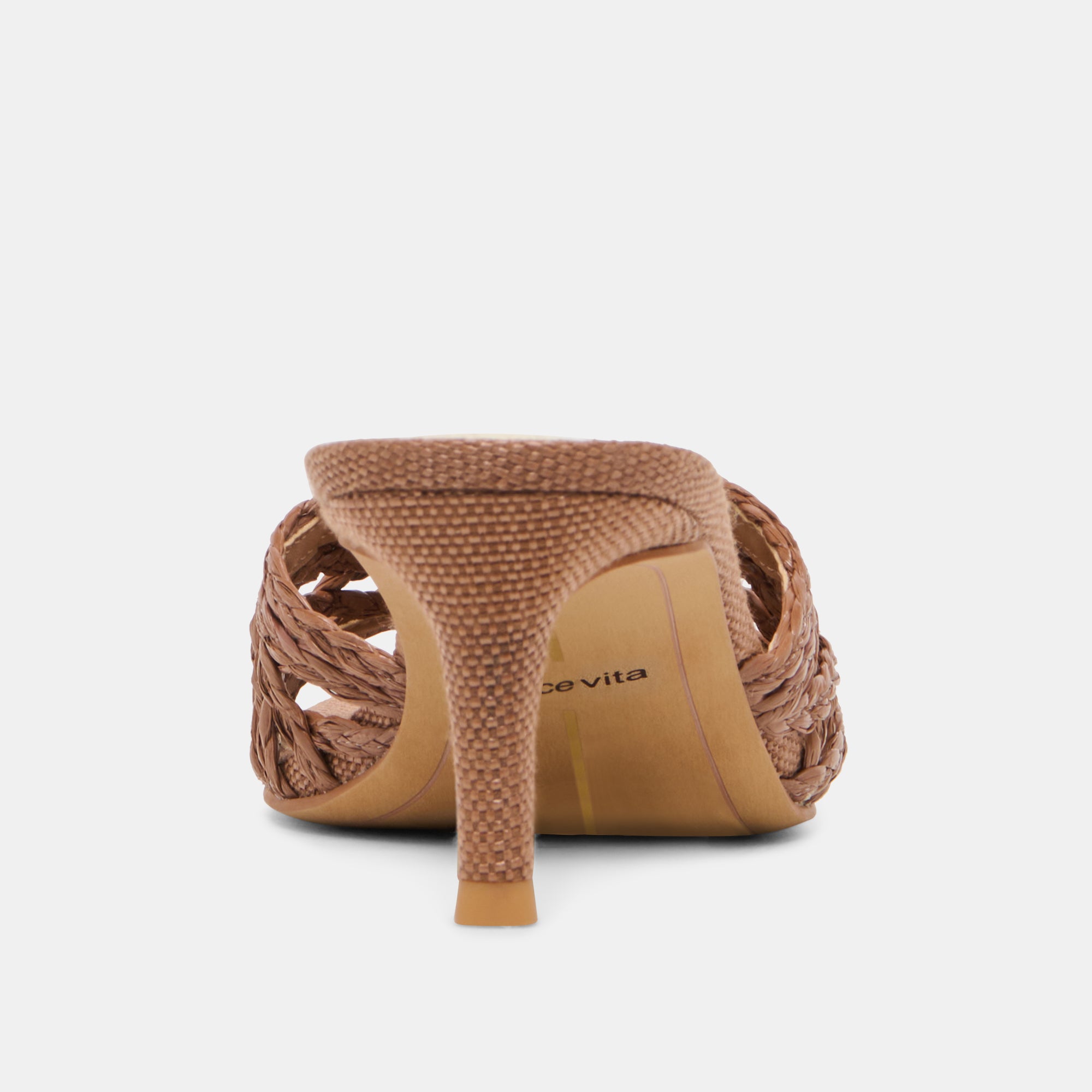 BOWEN HEELS COGNAC RAFFIA - Image 10