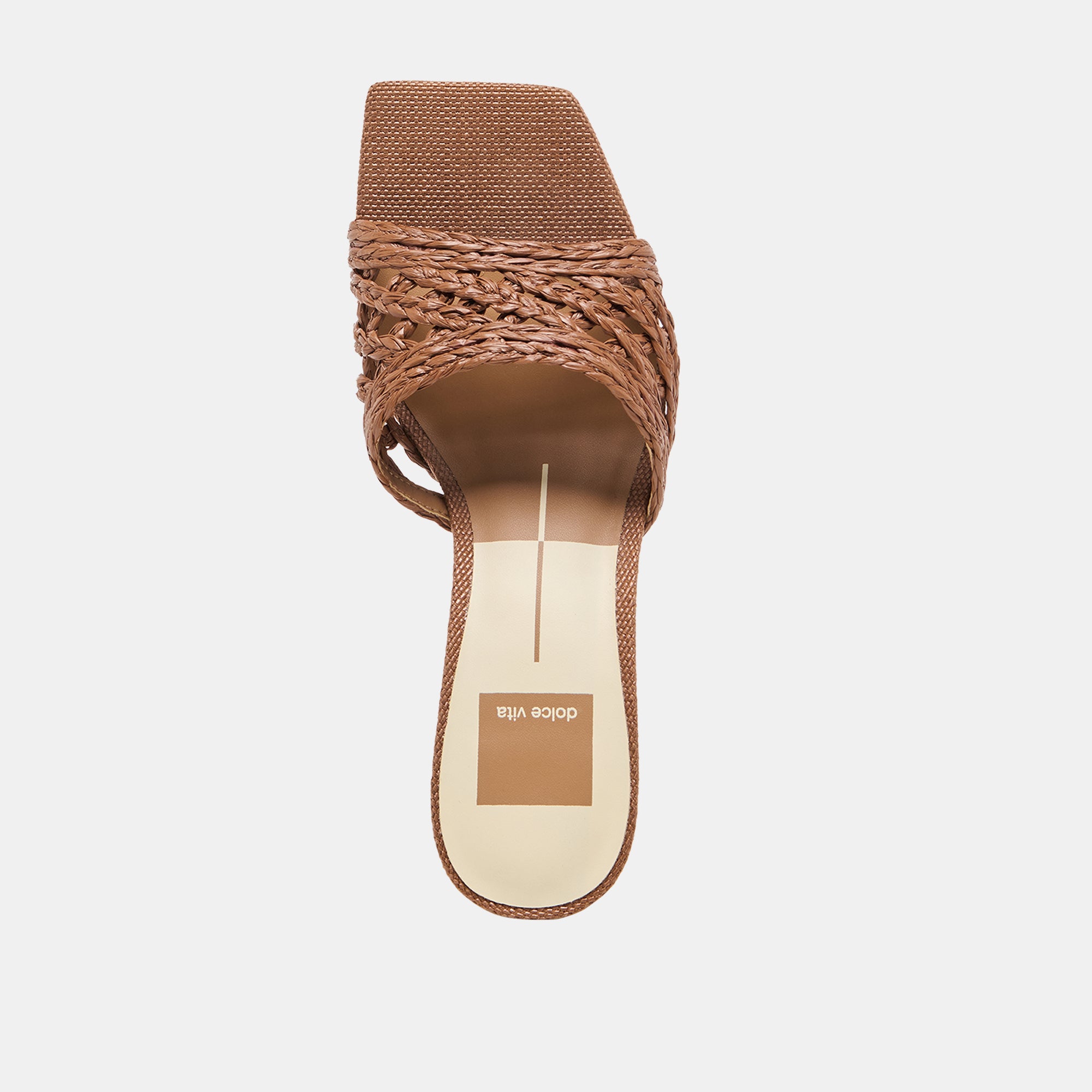 BOWEN HEELS COGNAC RAFFIA - Image 11