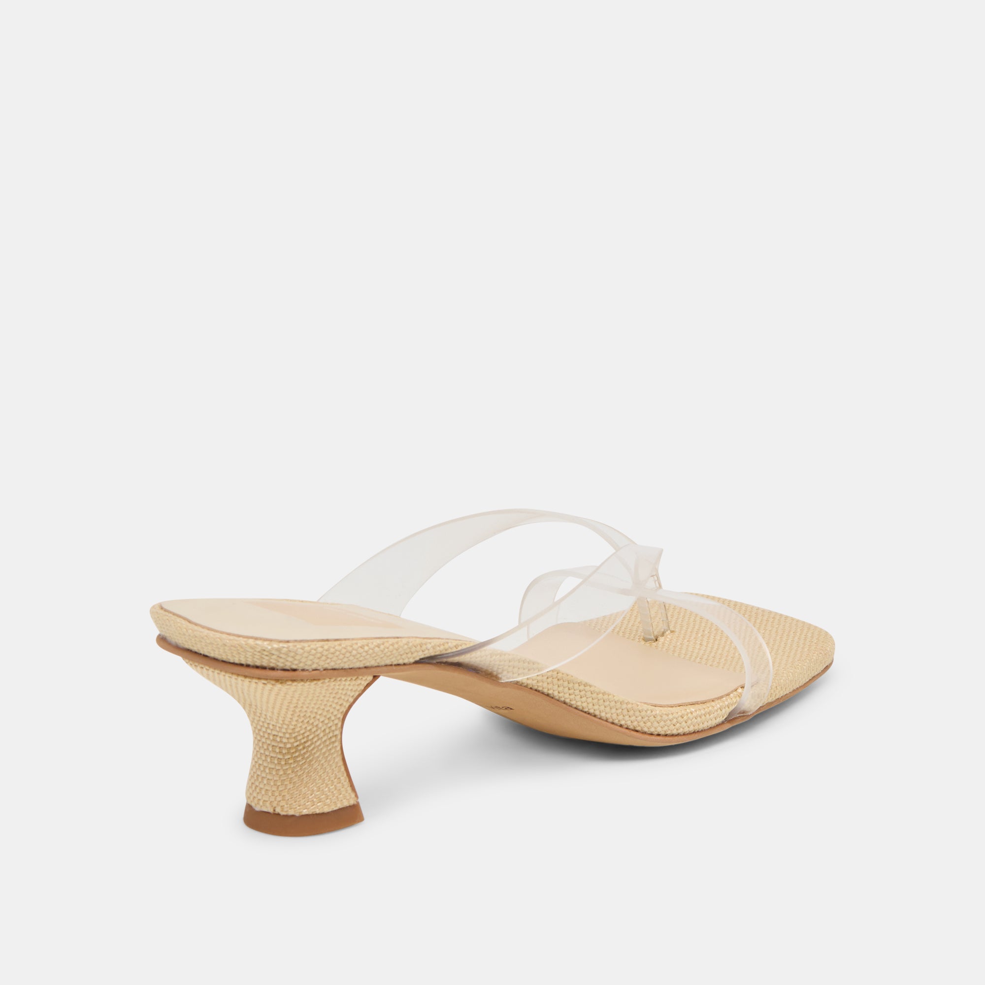 BREVEL VINYL WIDE HEELS CRYSTAL JELLY - Image 3