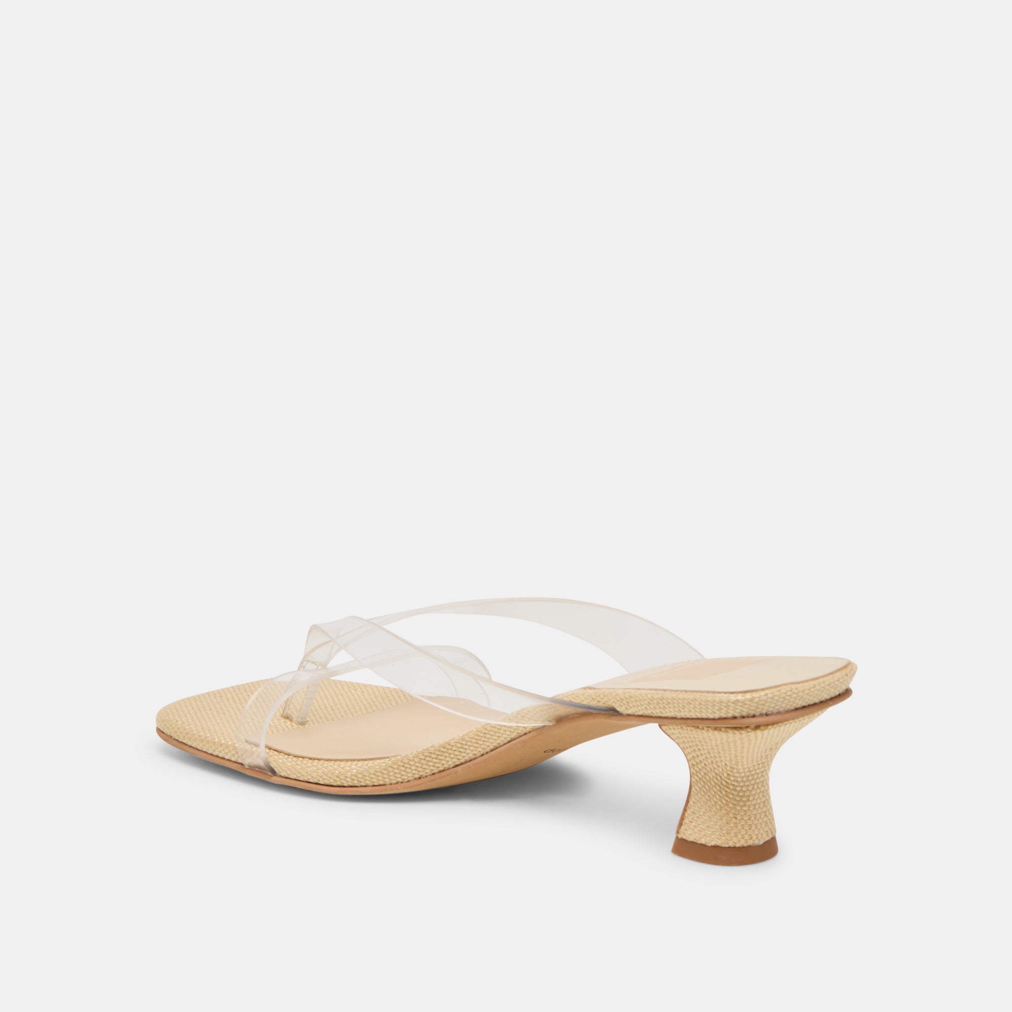 BREVEL VINYL WIDE HEELS CRYSTAL JELLY - Image 5