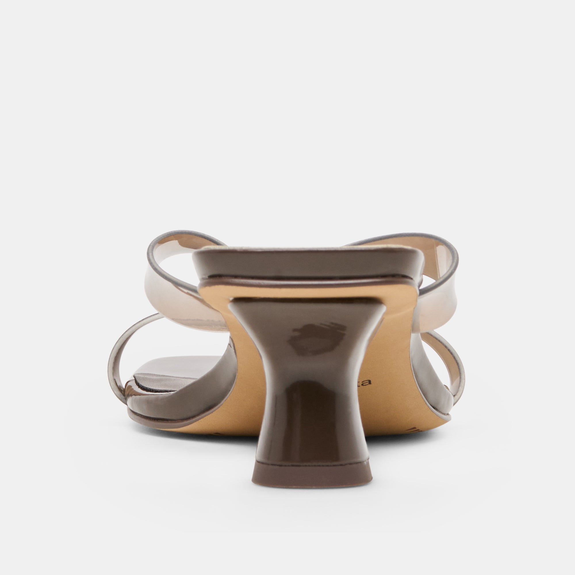 BREVEL VINYL HEELS DK BROWN JELLY - Image 8