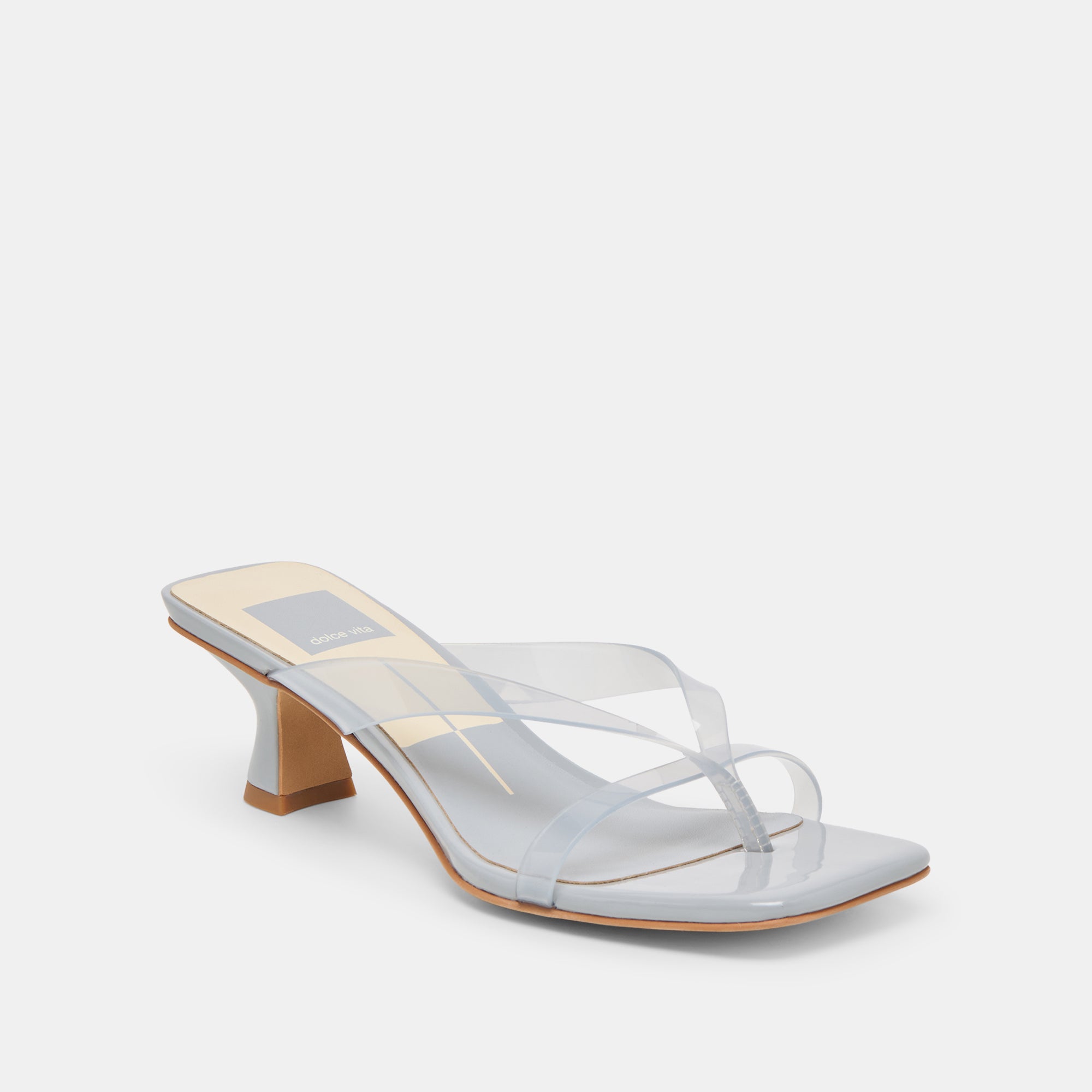 BREVEL VINYL HEELS DUSTY BLUE JELLY - Image 3