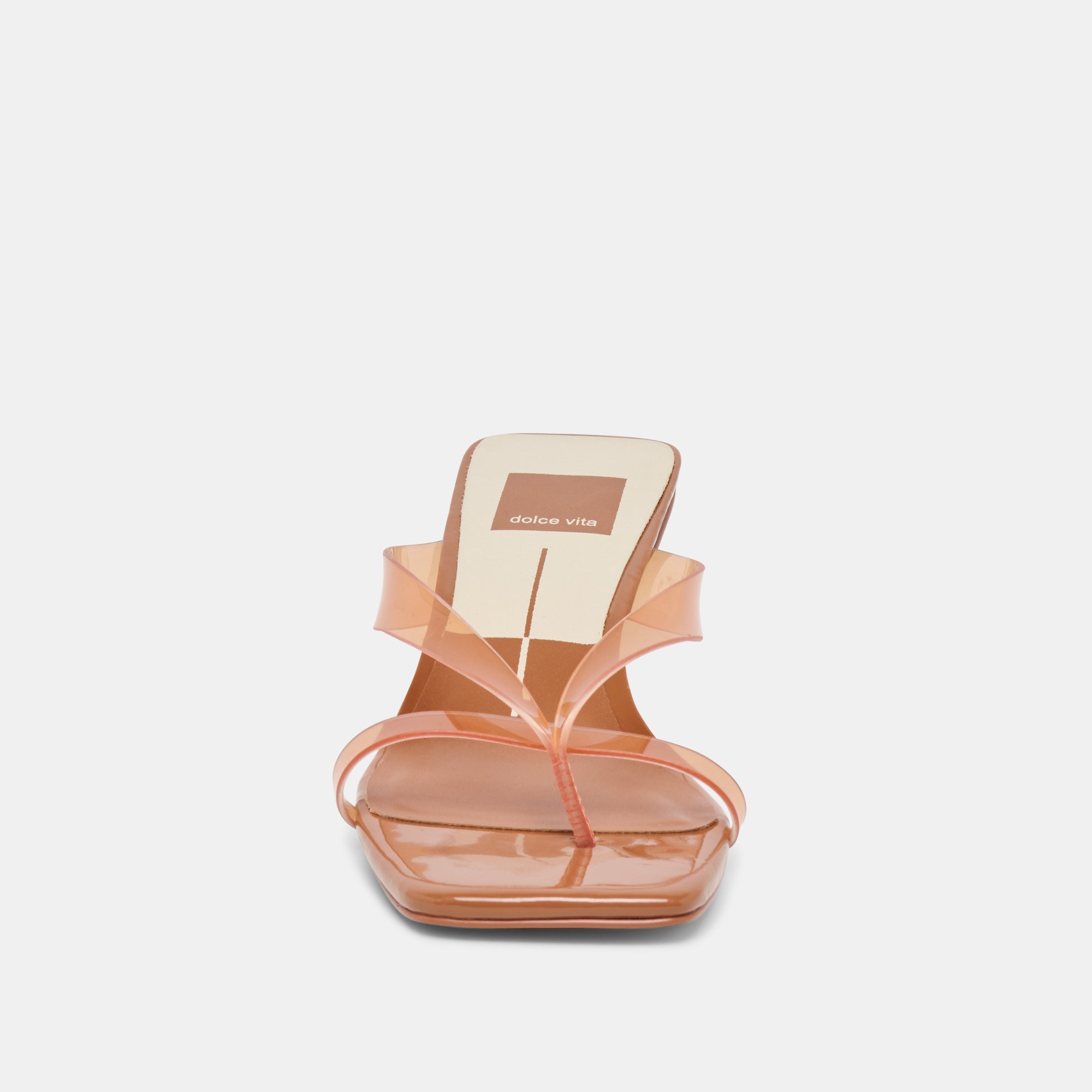 BREVEL VINYL WIDE HEELS WHISKEY JELLY - Image 6