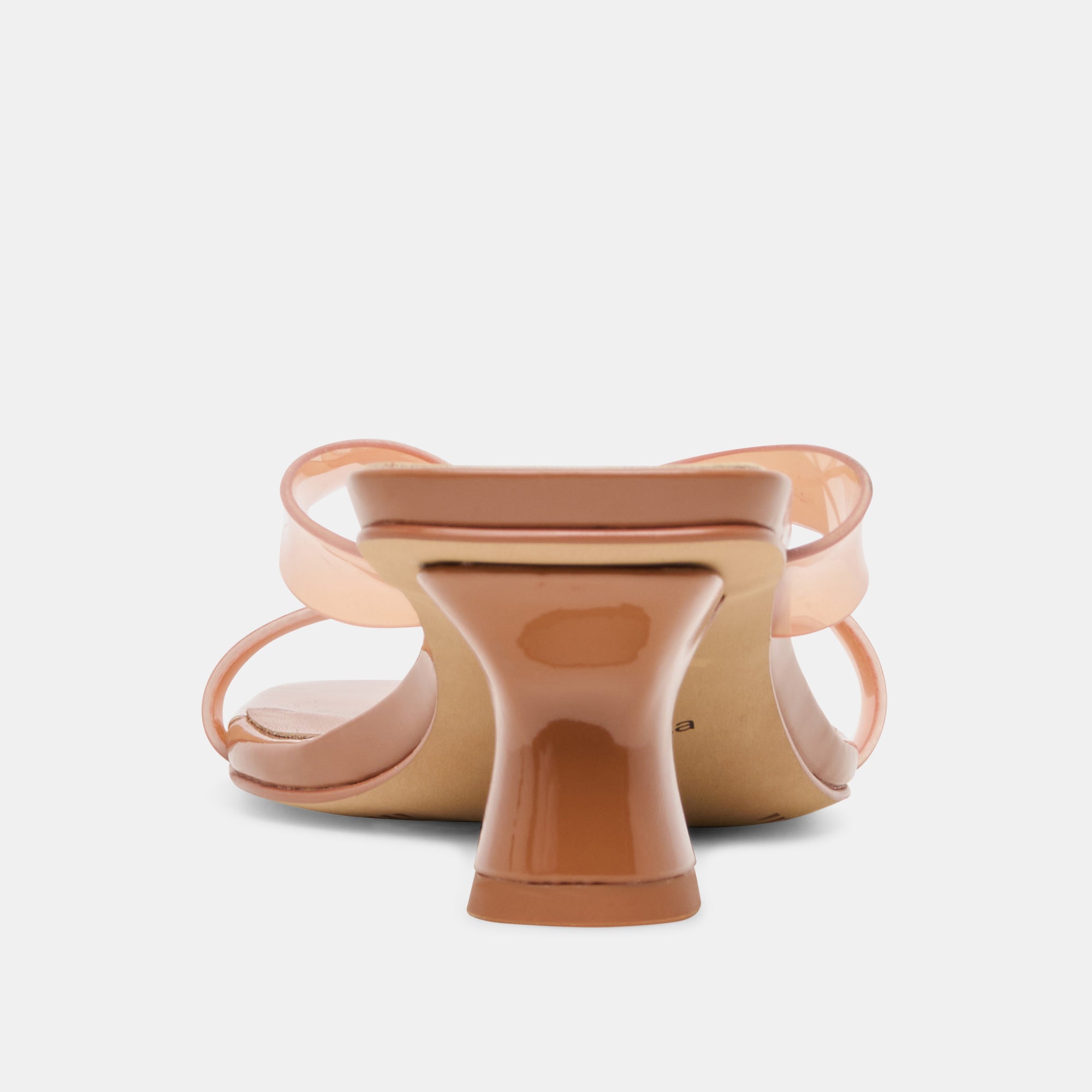 BREVEL VINYL WIDE HEELS WHISKEY JELLY - Image 7