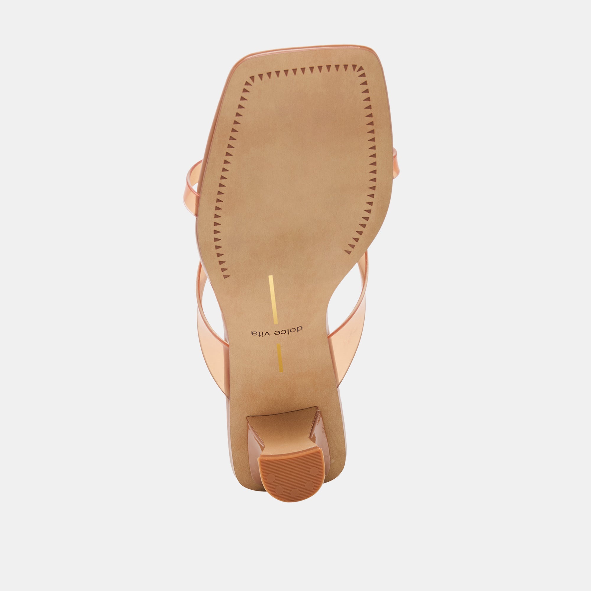 BREVEL VINYL WIDE HEELS WHISKEY JELLY - Image 9