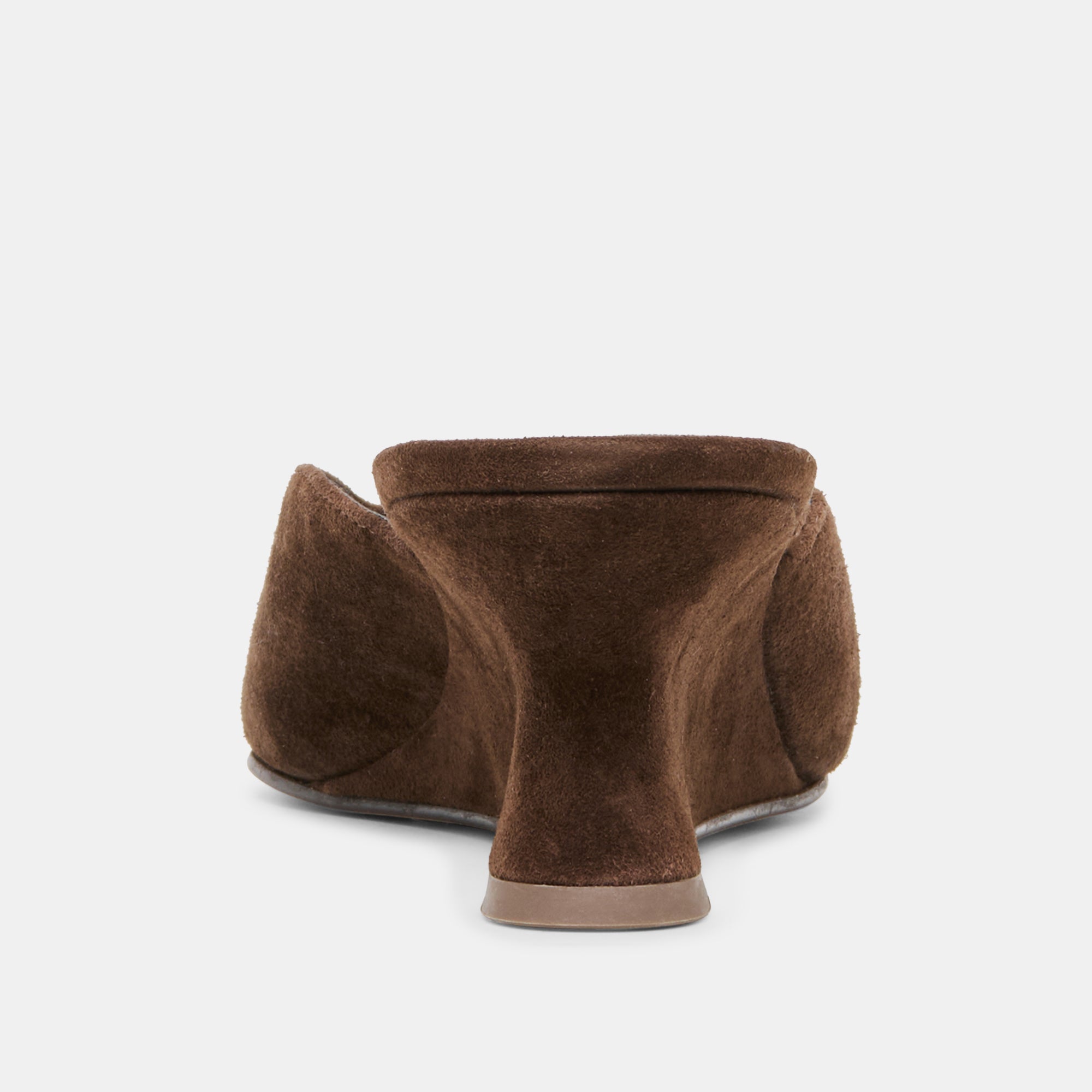 CAMY MULES DK BROWN SUEDE - Image 7