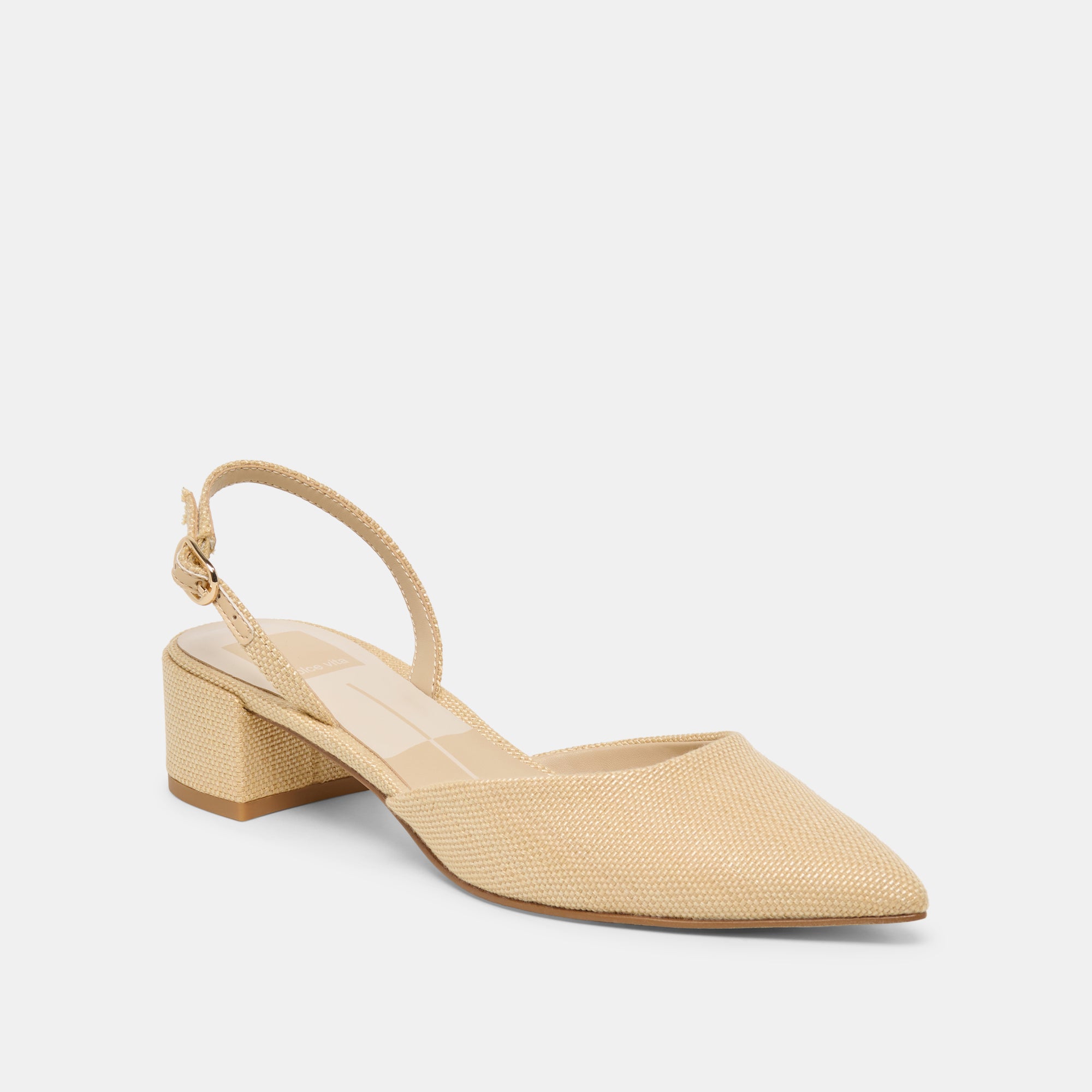 CAREL HEELS LIGHT NATURAL RAFFIA - Image 2
