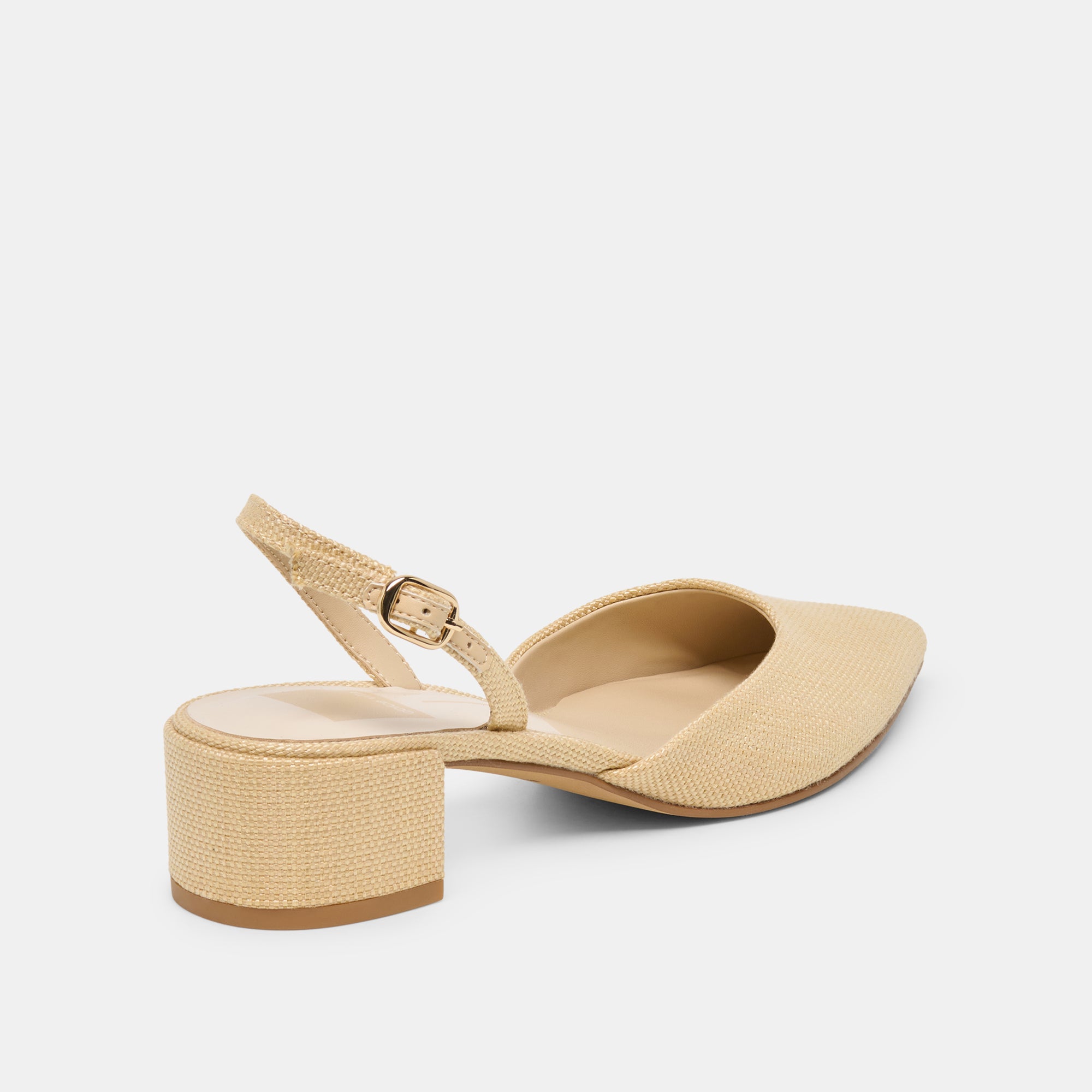 CAREL HEELS LIGHT NATURAL RAFFIA - Image 3