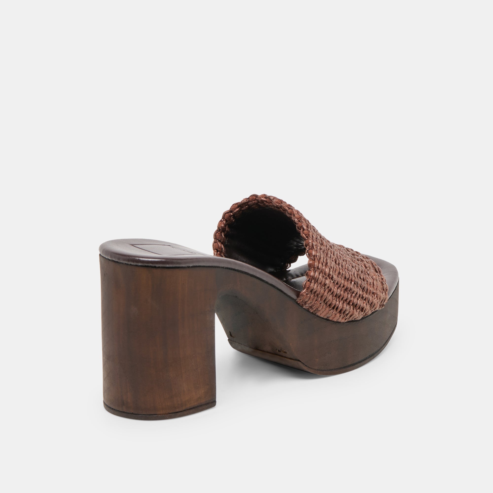 CELEST HEELS CHOCOLATE RAFFIA - Image 3