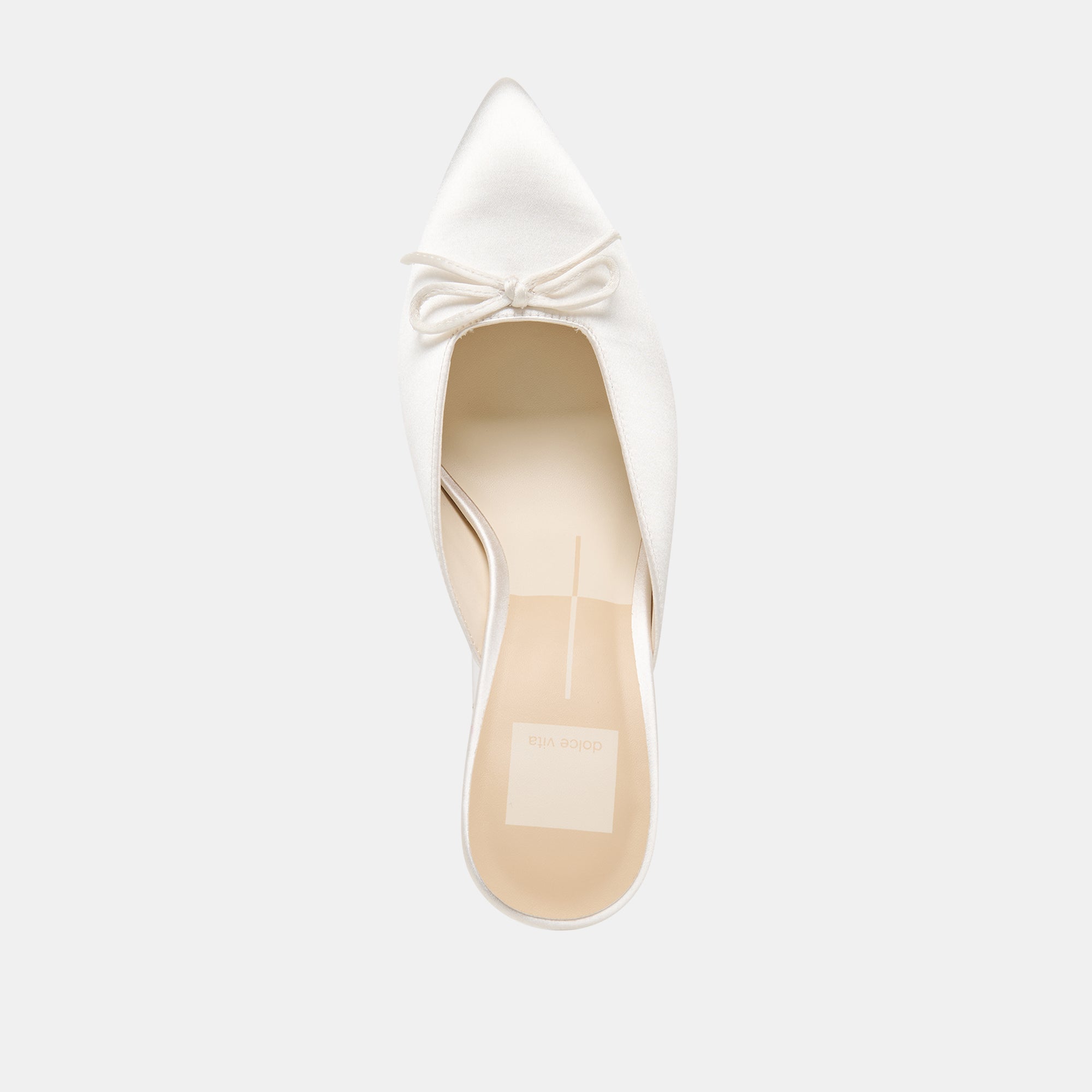 CLEO HIGH HEELS OFF WHITE SATIN - Image 10