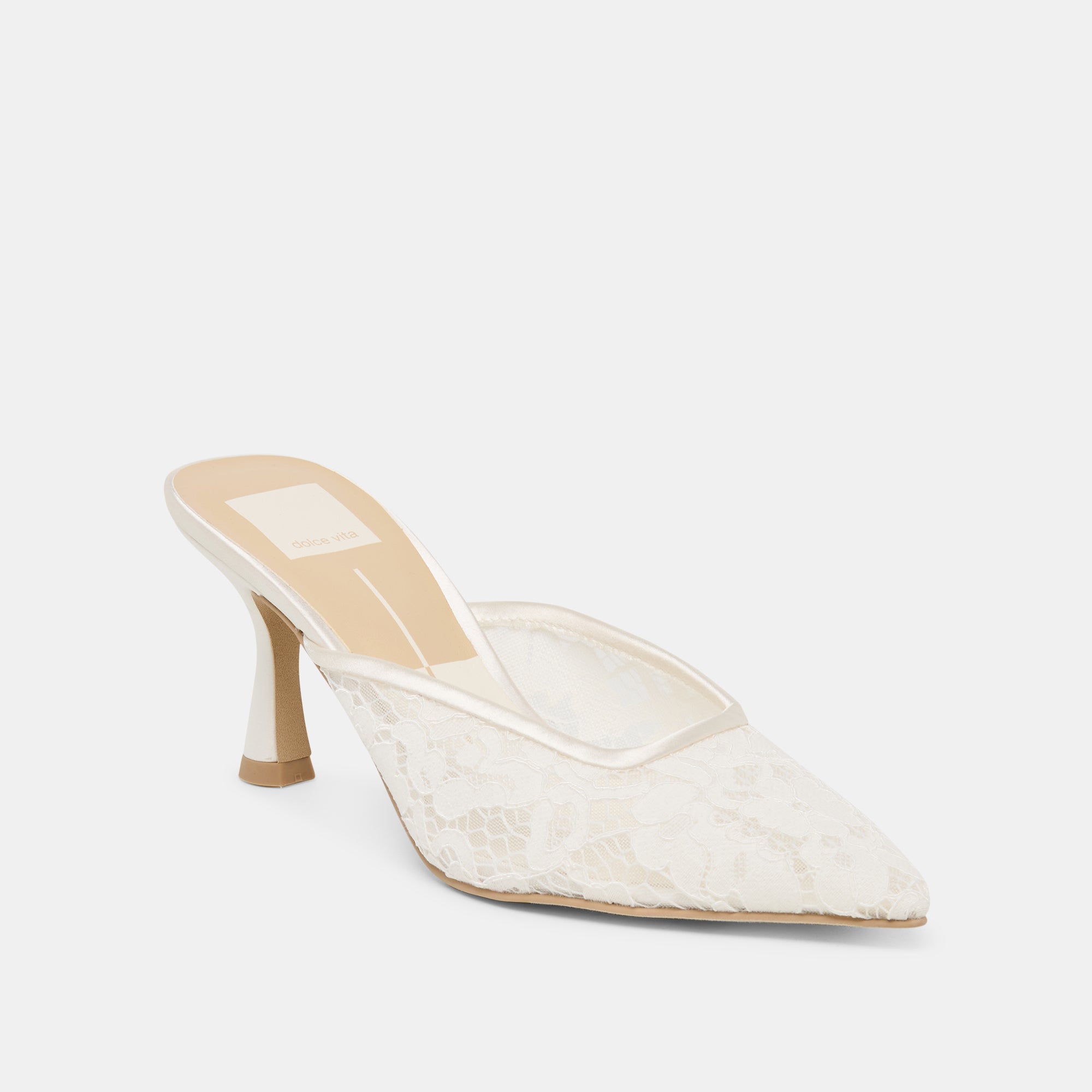 CLEO HIGH HEELS TRUE WHITE LACE - Image 2