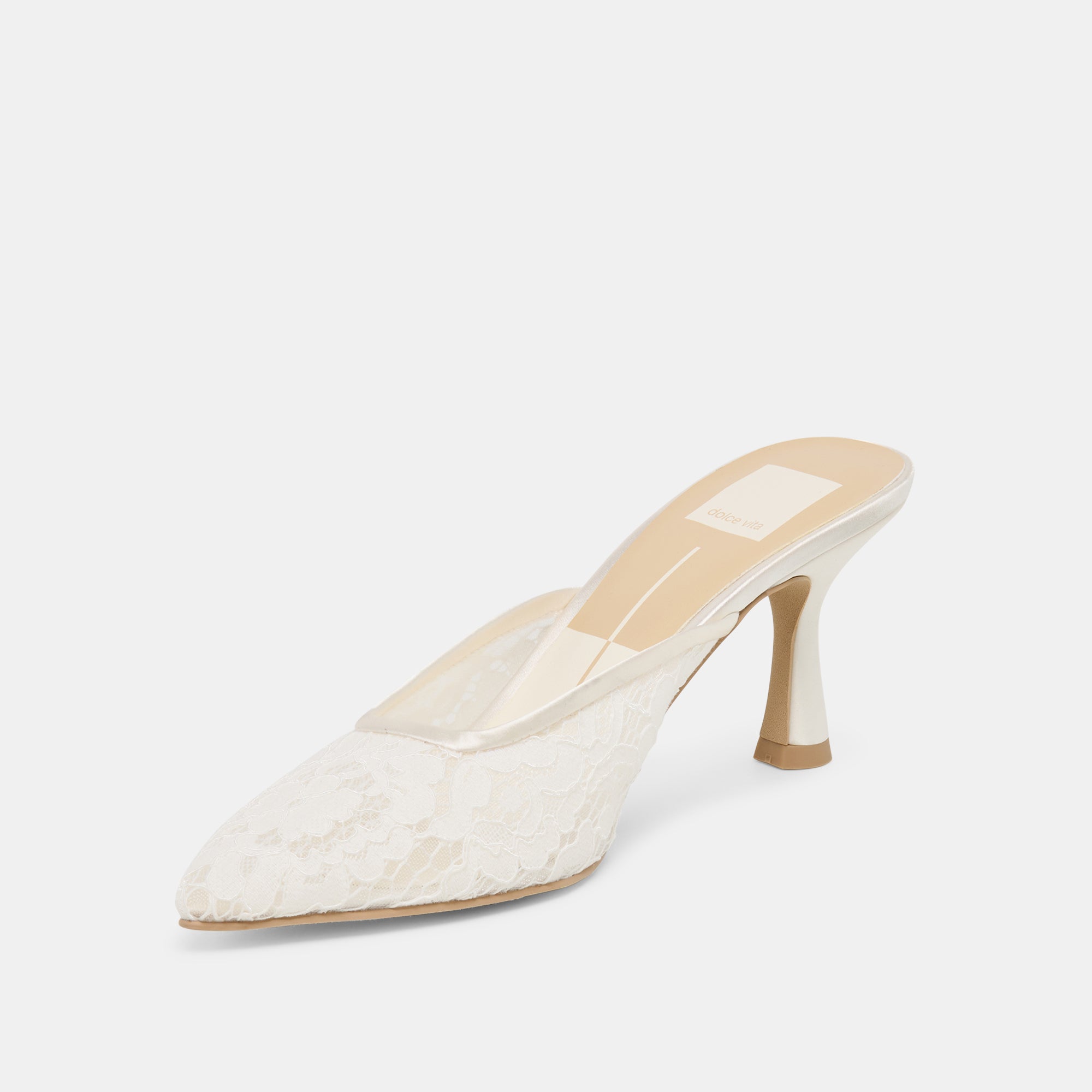 CLEO HIGH HEELS TRUE WHITE LACE - Image 4