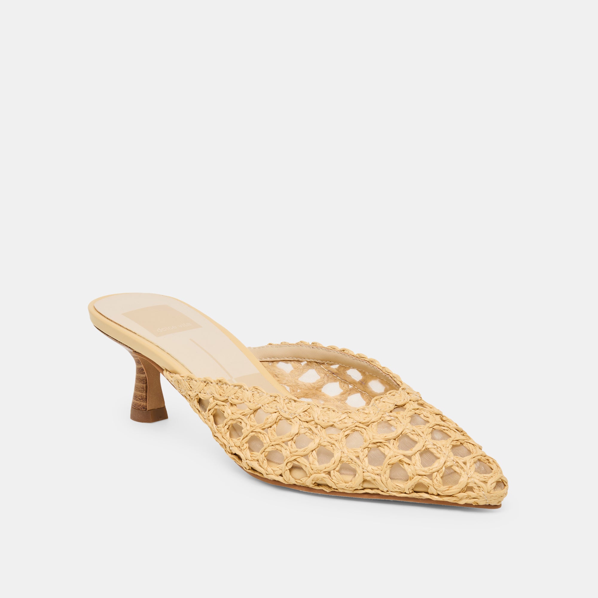 CLEO LOOP HEELS NATURAL RAFFIA - Image 3