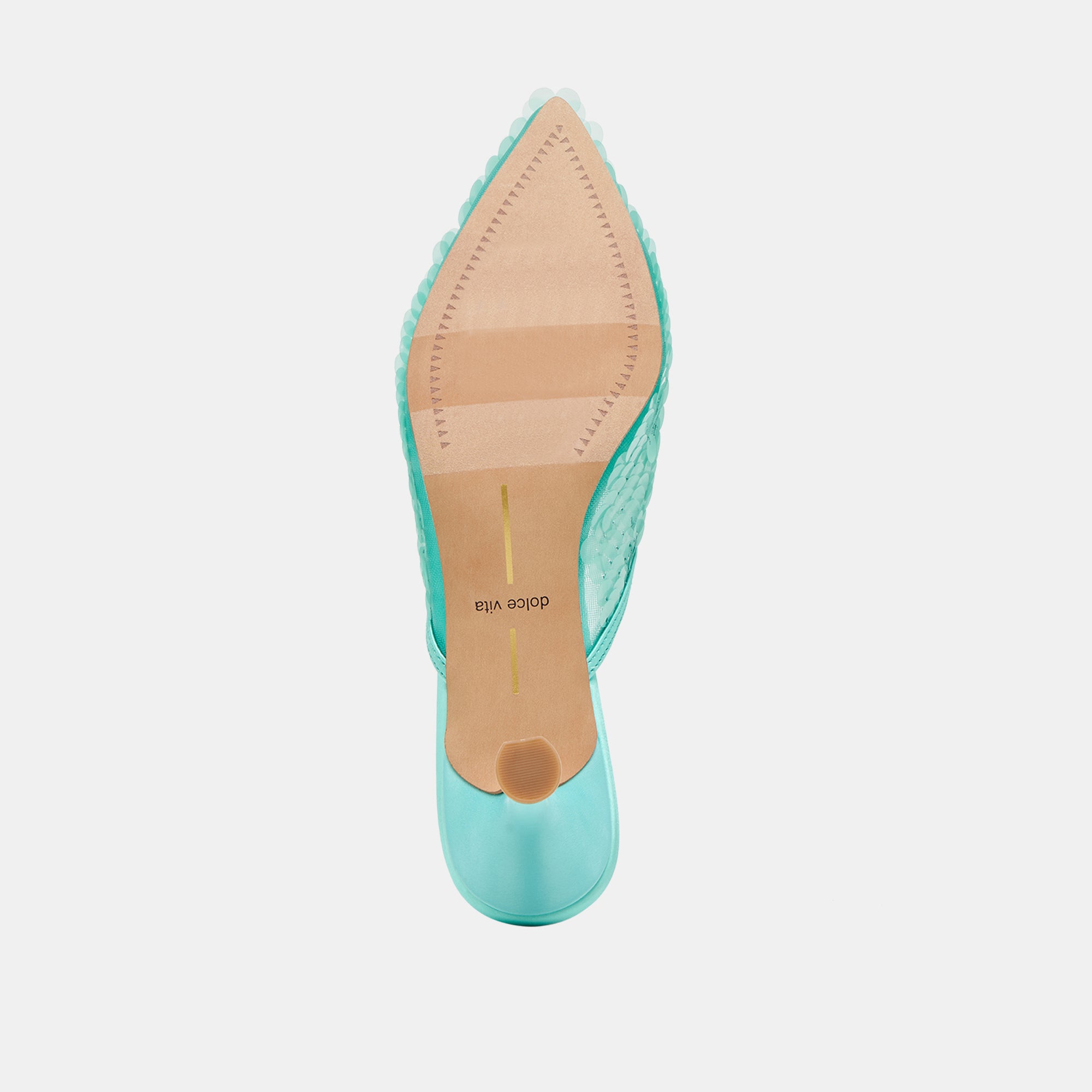 CLEO SEQUIN HEELS AQUA SEQUIN - Image 9