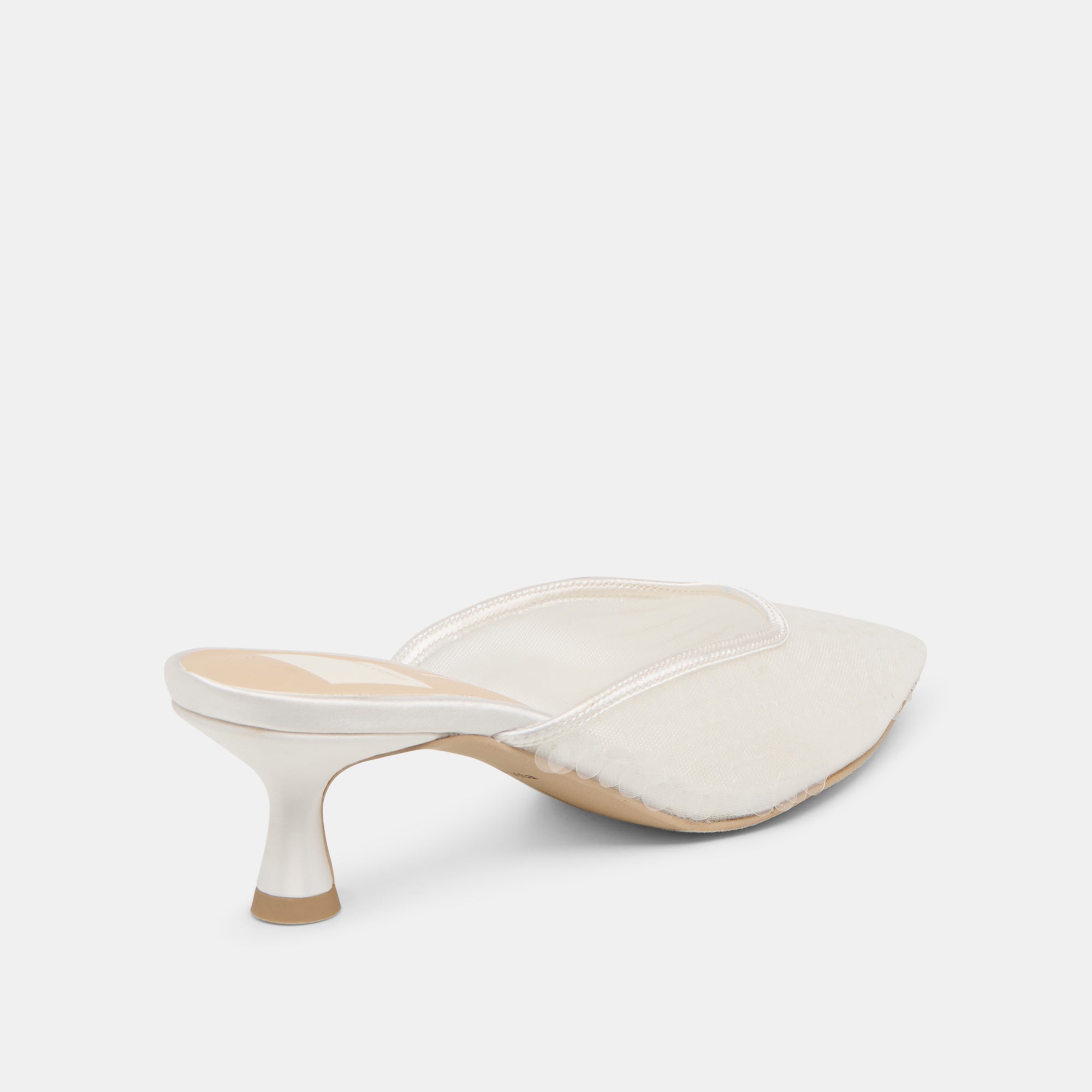 CLEO SEQUIN HEELS IVORY SEQUIN - Image 5