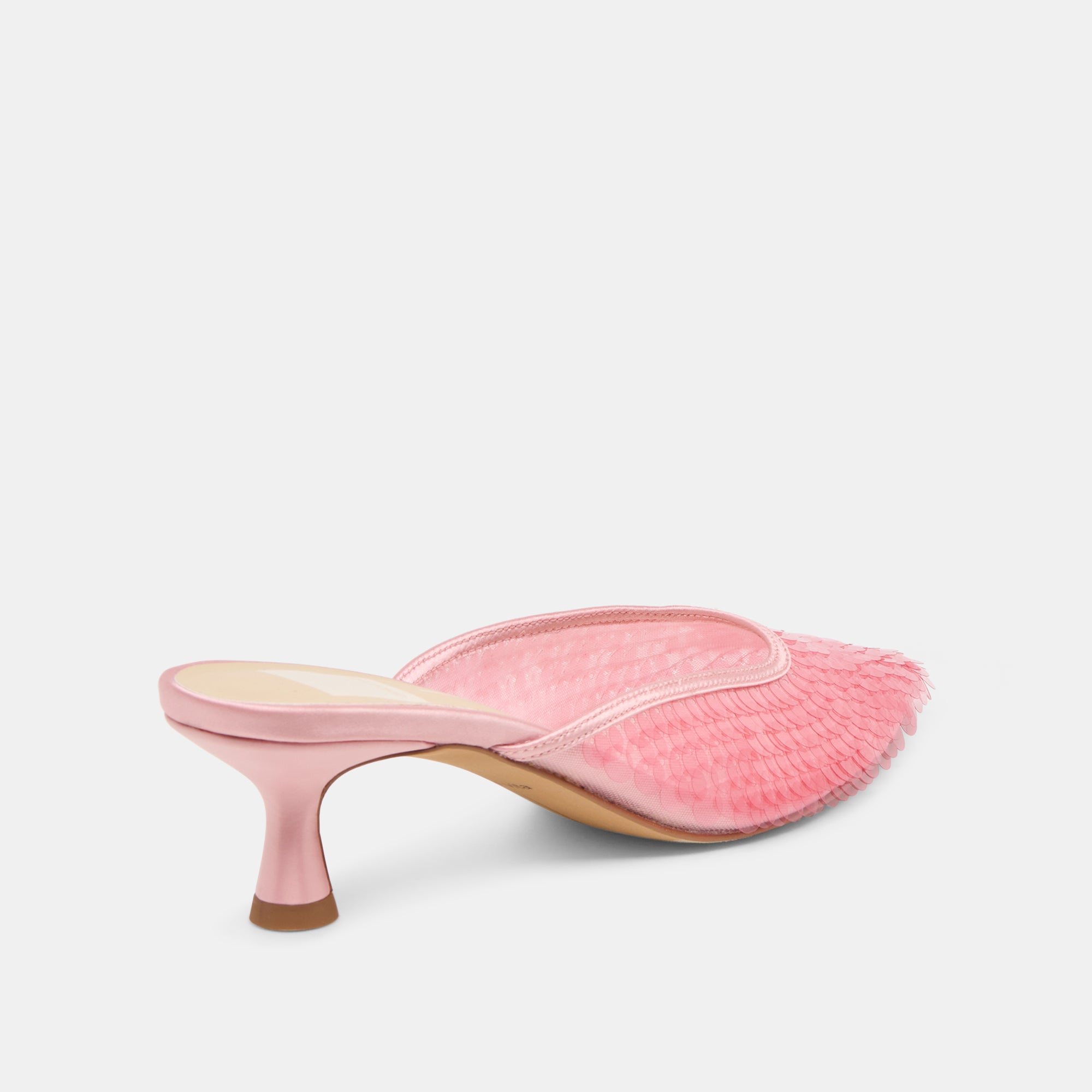 CLEO SEQUIN HEELS LIGHT PINK SEQUIN - Image 3