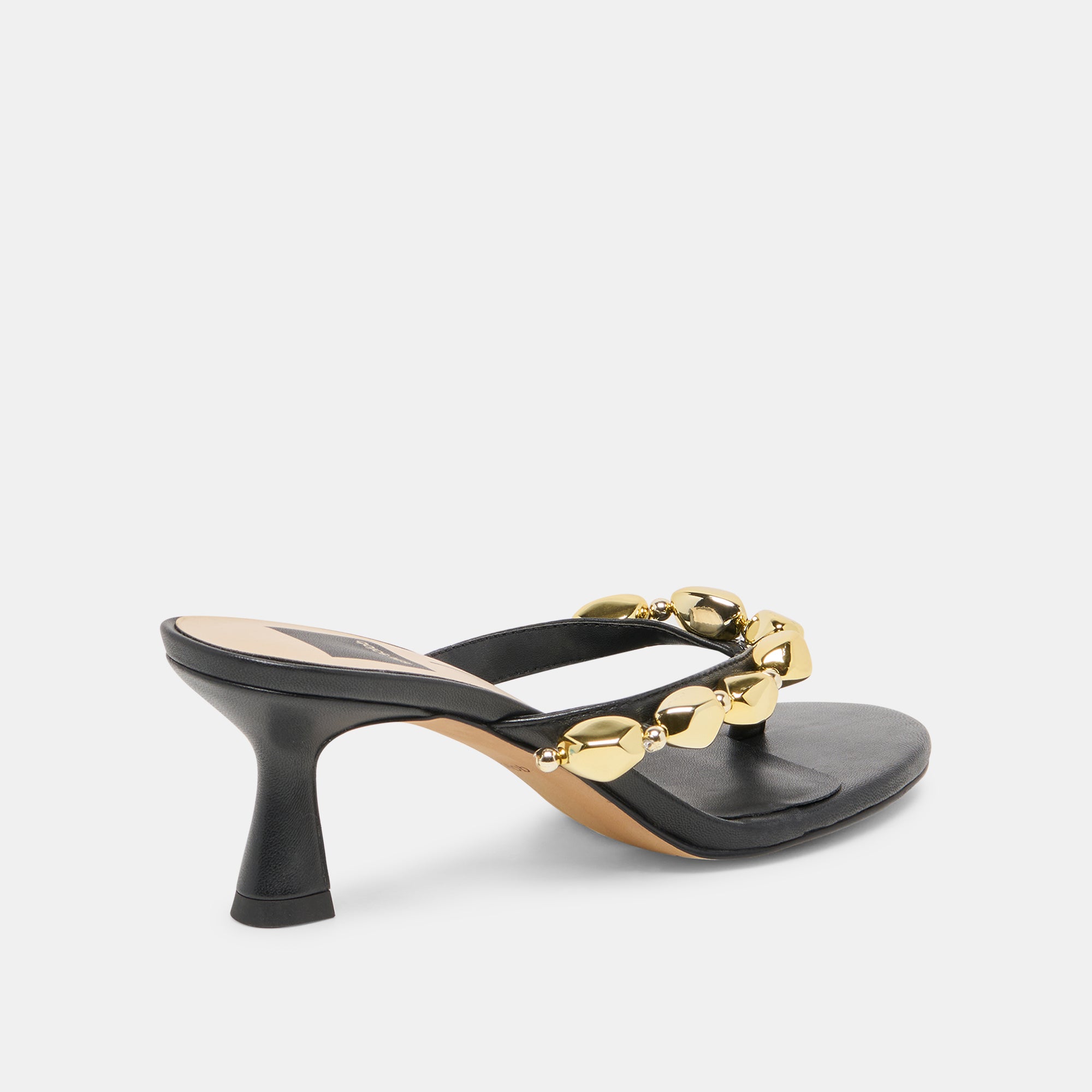 DAKSIE HEELS BLACK LEATHER - Image 5