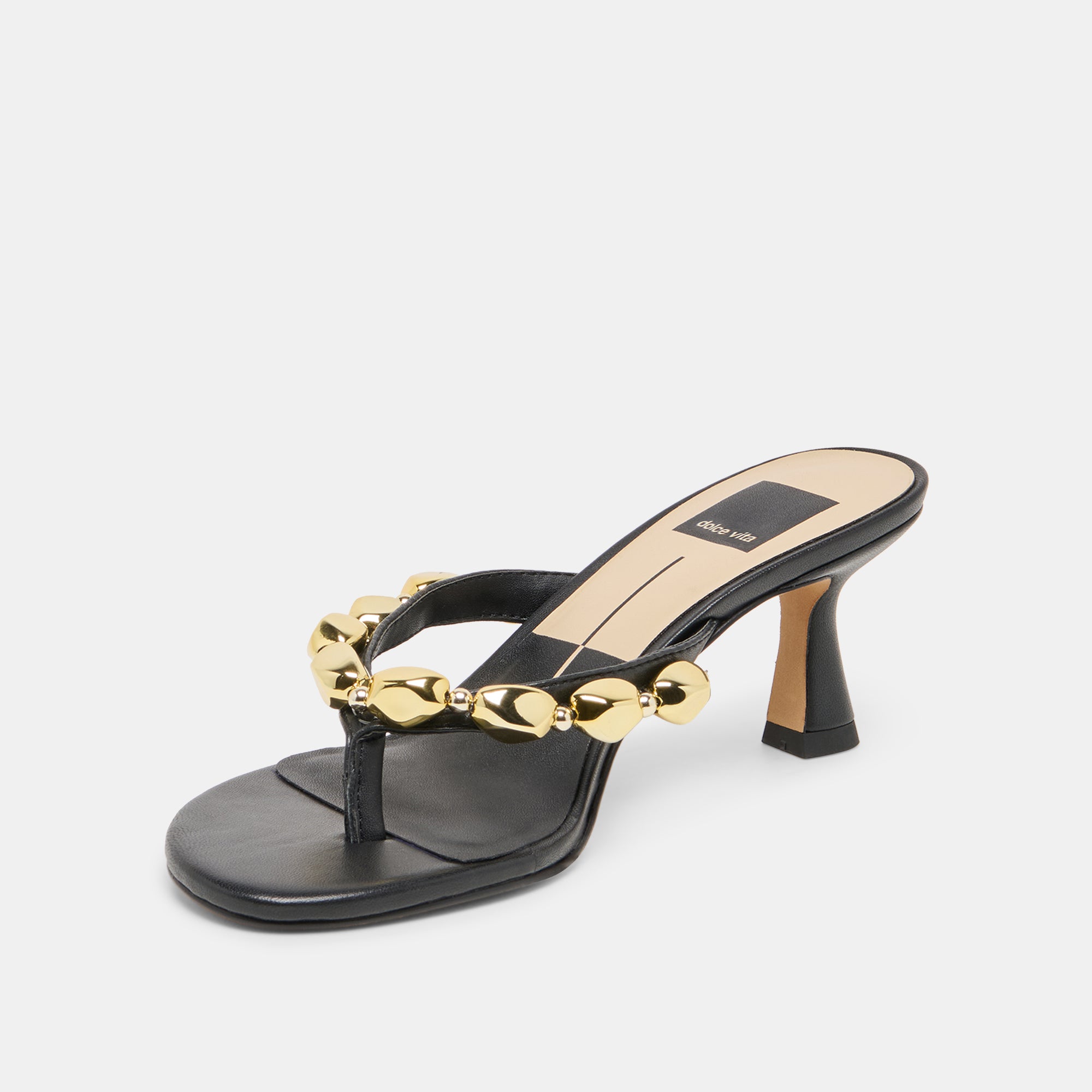 DAKSIE HEELS BLACK LEATHER - Image 6