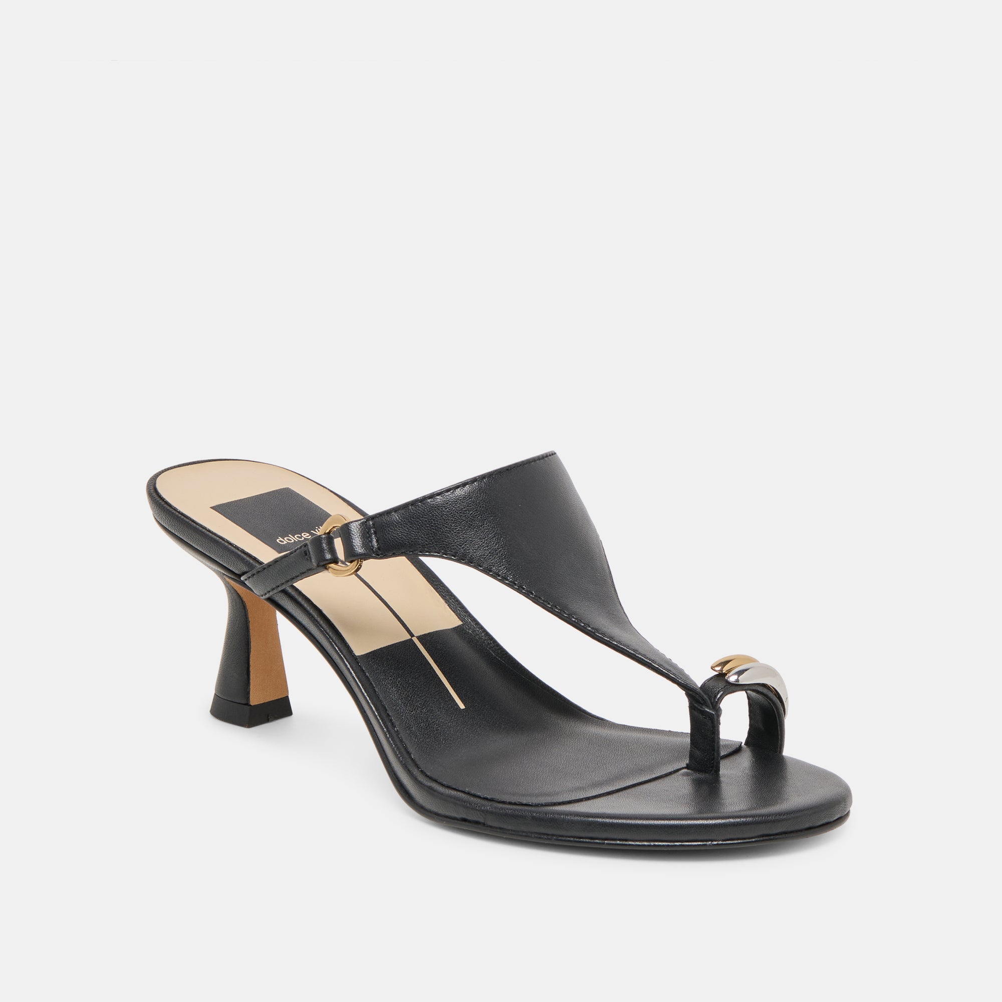 DERREL HEELS BLACK LEATHER - Image 3