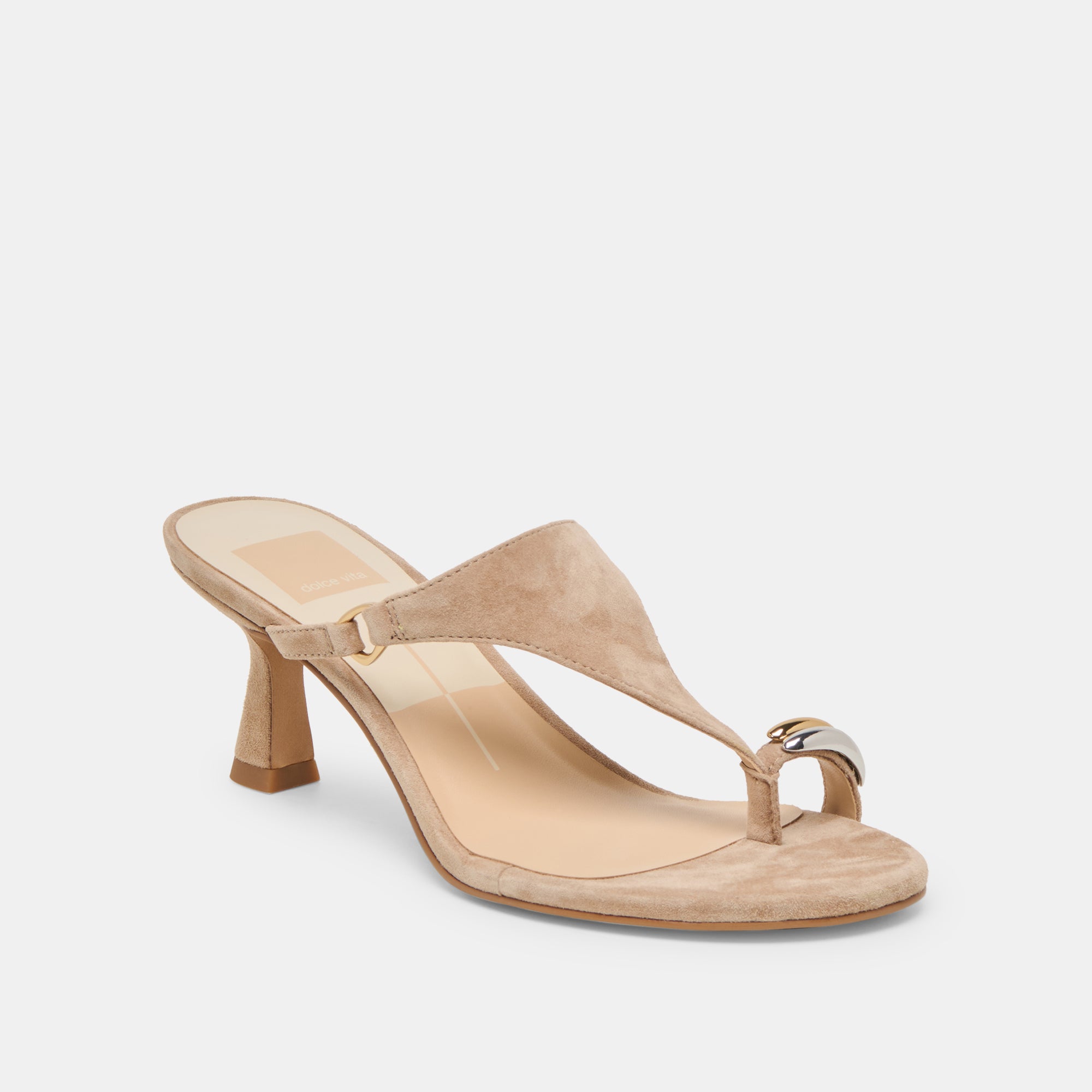 DERREL HEELS CAMEL SUEDE - Image 2