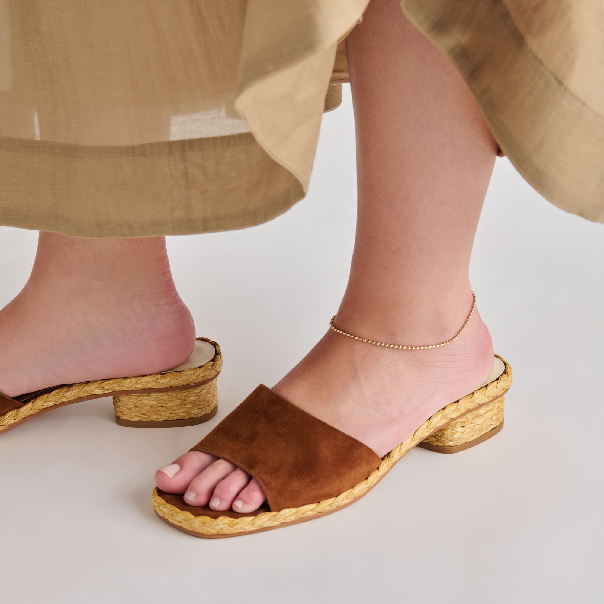 DIXI SANDALS BROWN SUEDE - Image 2