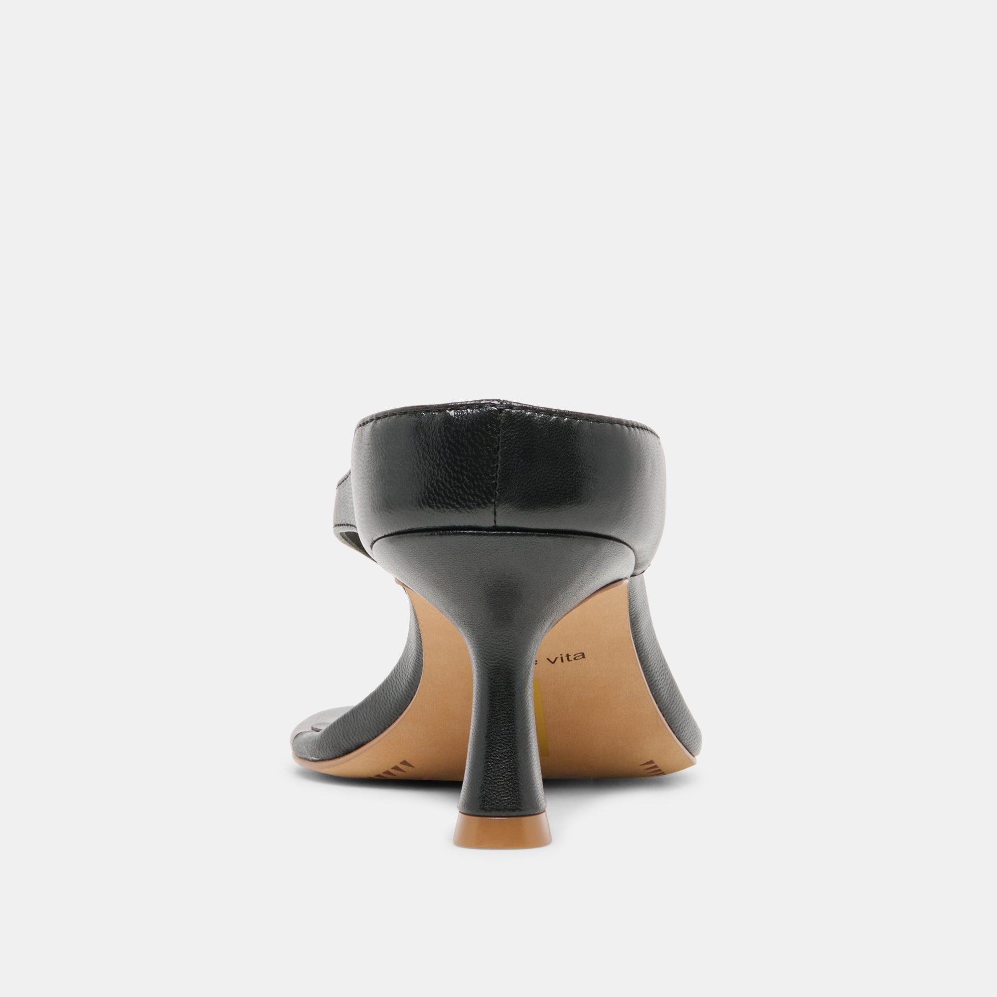 DOREEN HEELS BLACK LEATHER - Image 9