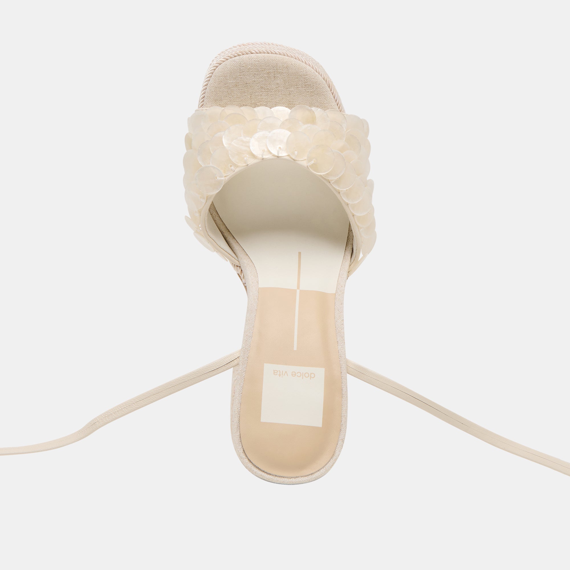 DORTHY CONFETTI HEELS IVORY LEATHER - Image 10
