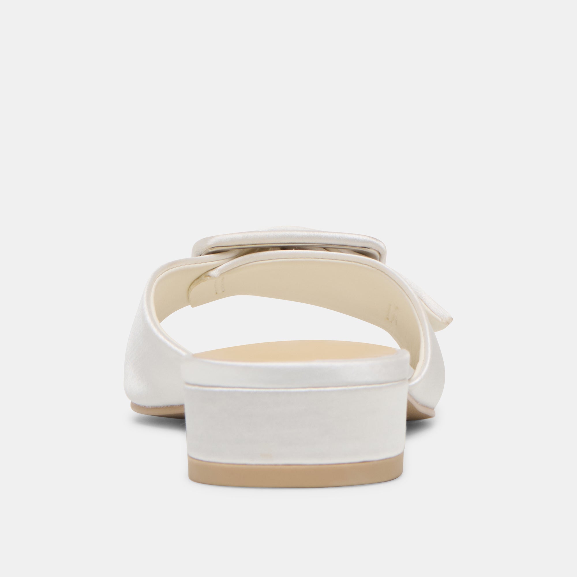 EDINA SANDALS TRUE WHITE SATIN - Image 7