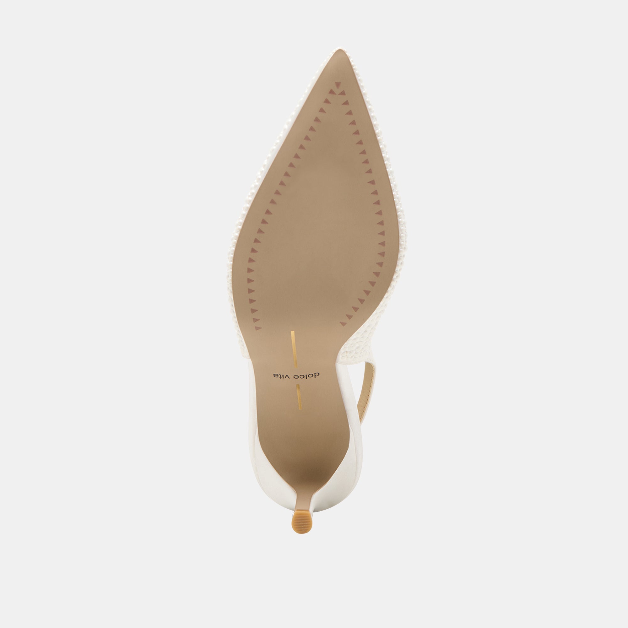 ELASI PEARL HEELS TRUE WHITE SATIN - Image 11