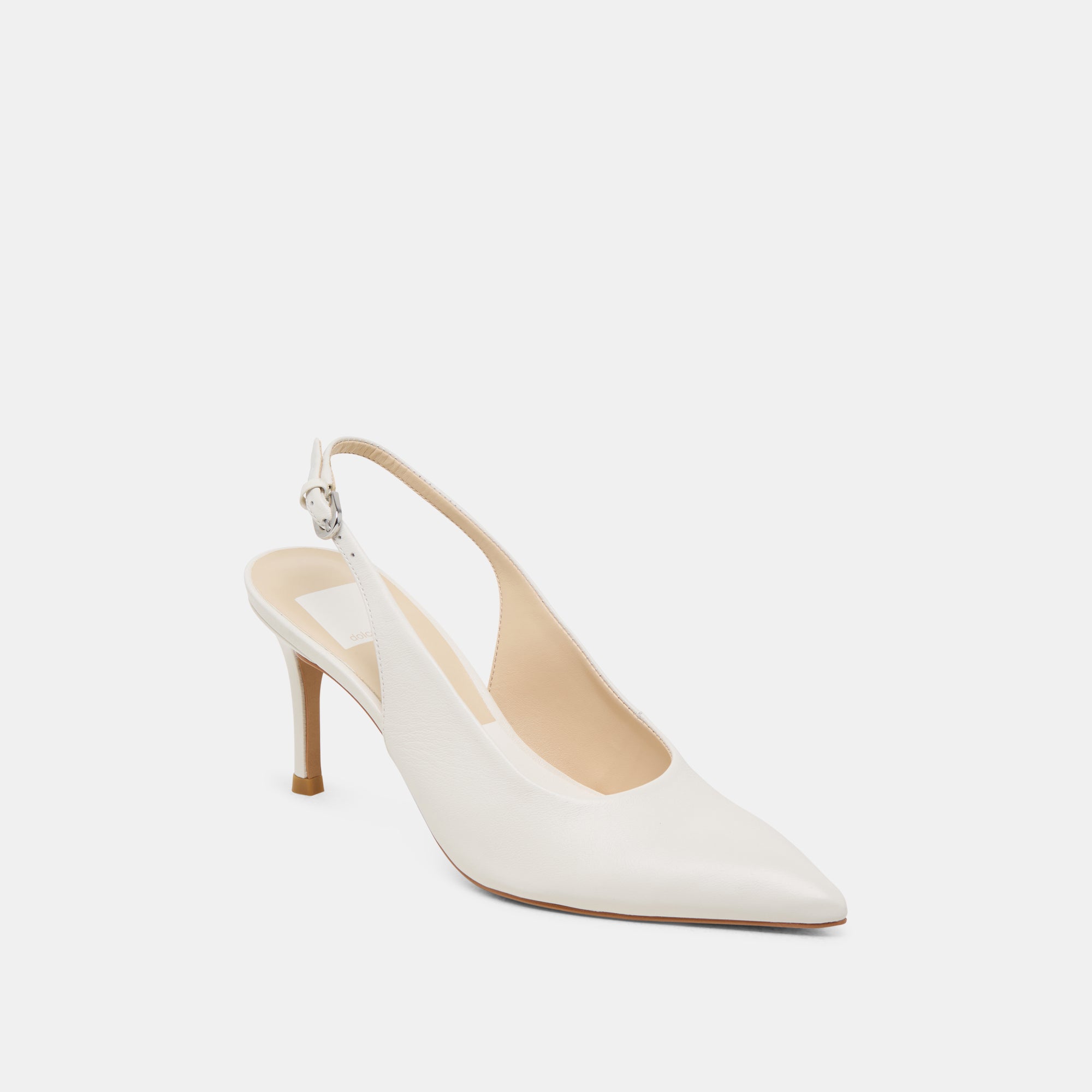 ELASI HEELS WHITE LEATHER - Image 3