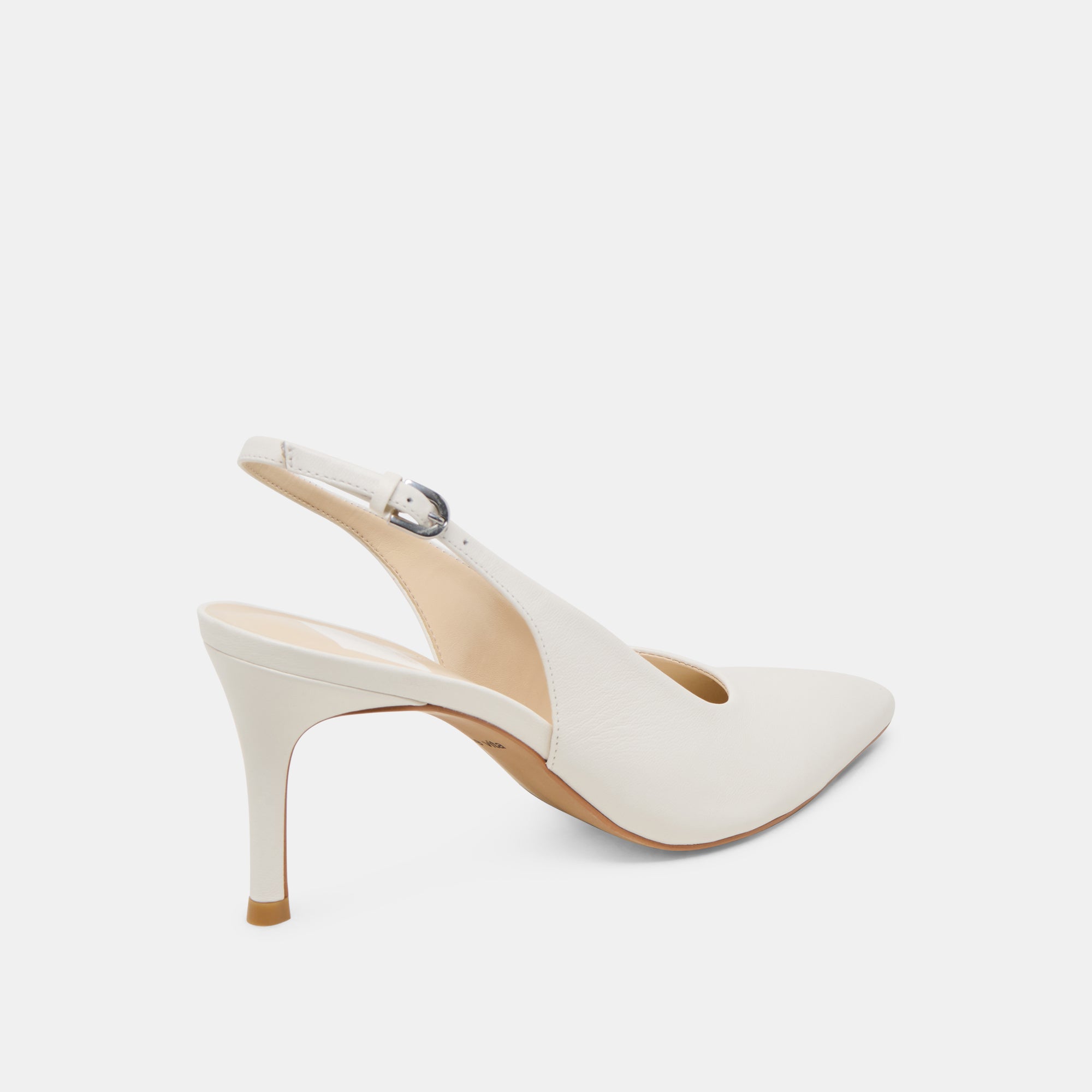 ELASI HEELS WHITE LEATHER - Image 4