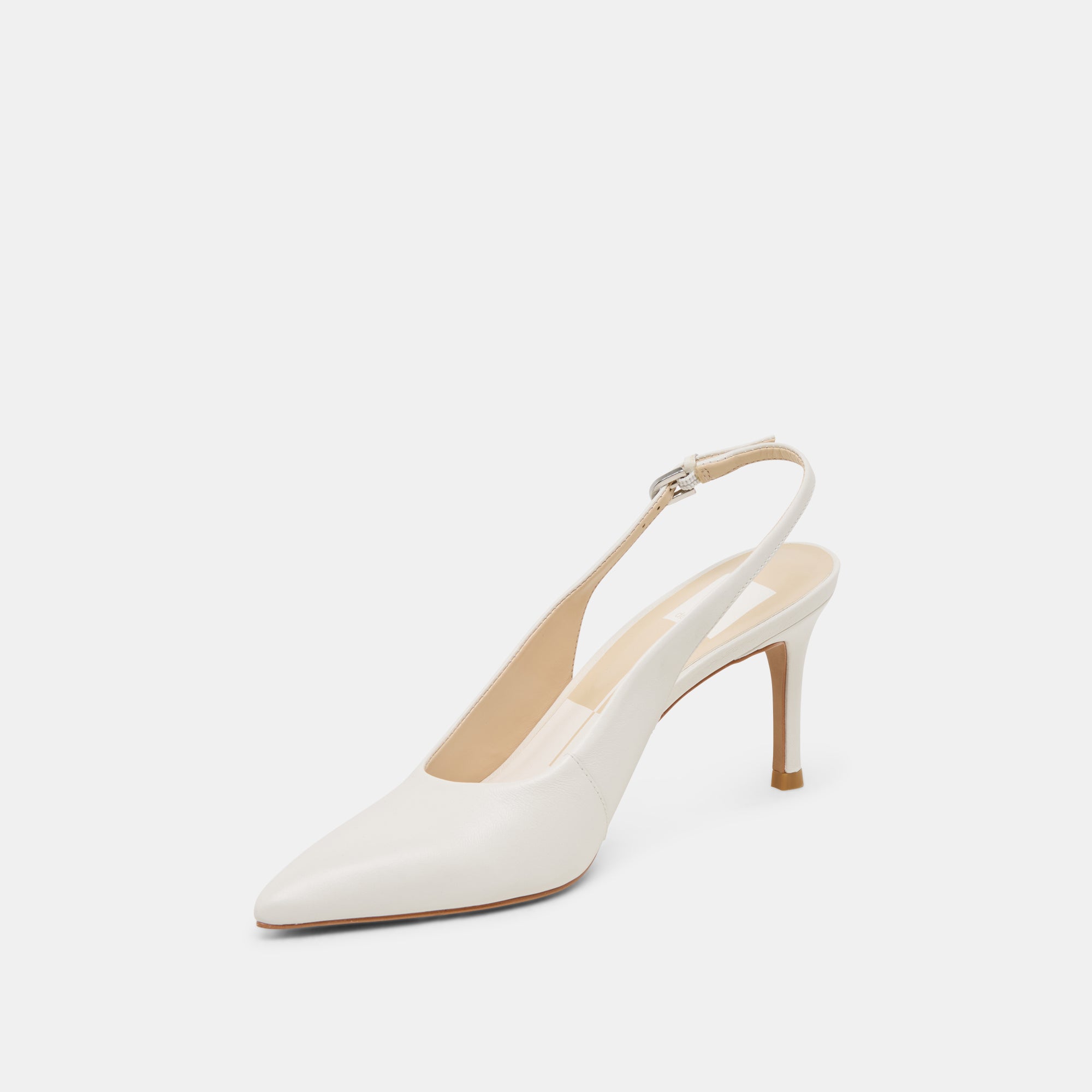 ELASI HEELS WHITE LEATHER - Image 5