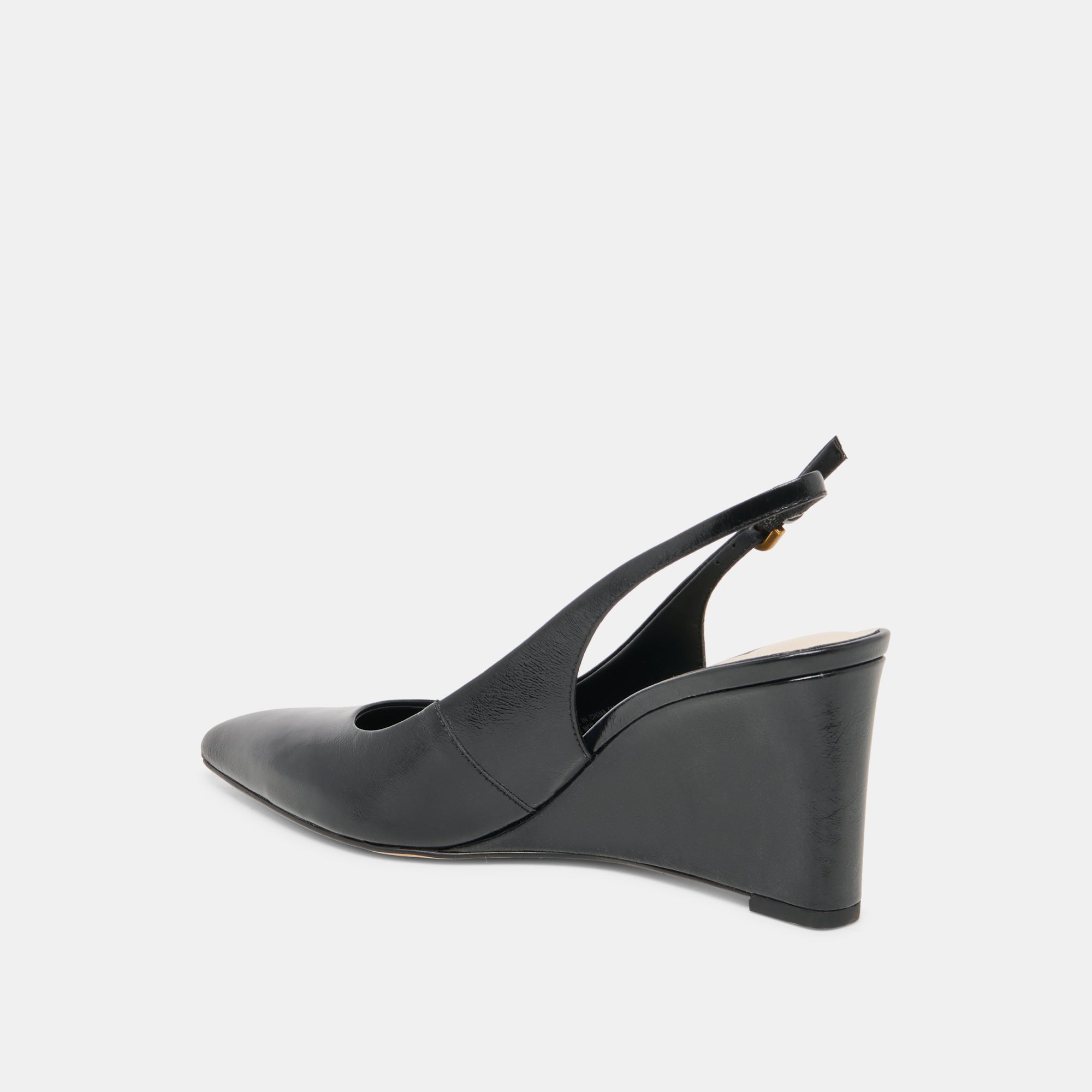 EVELAN WEDGES BLACK LEATHER - Image 5
