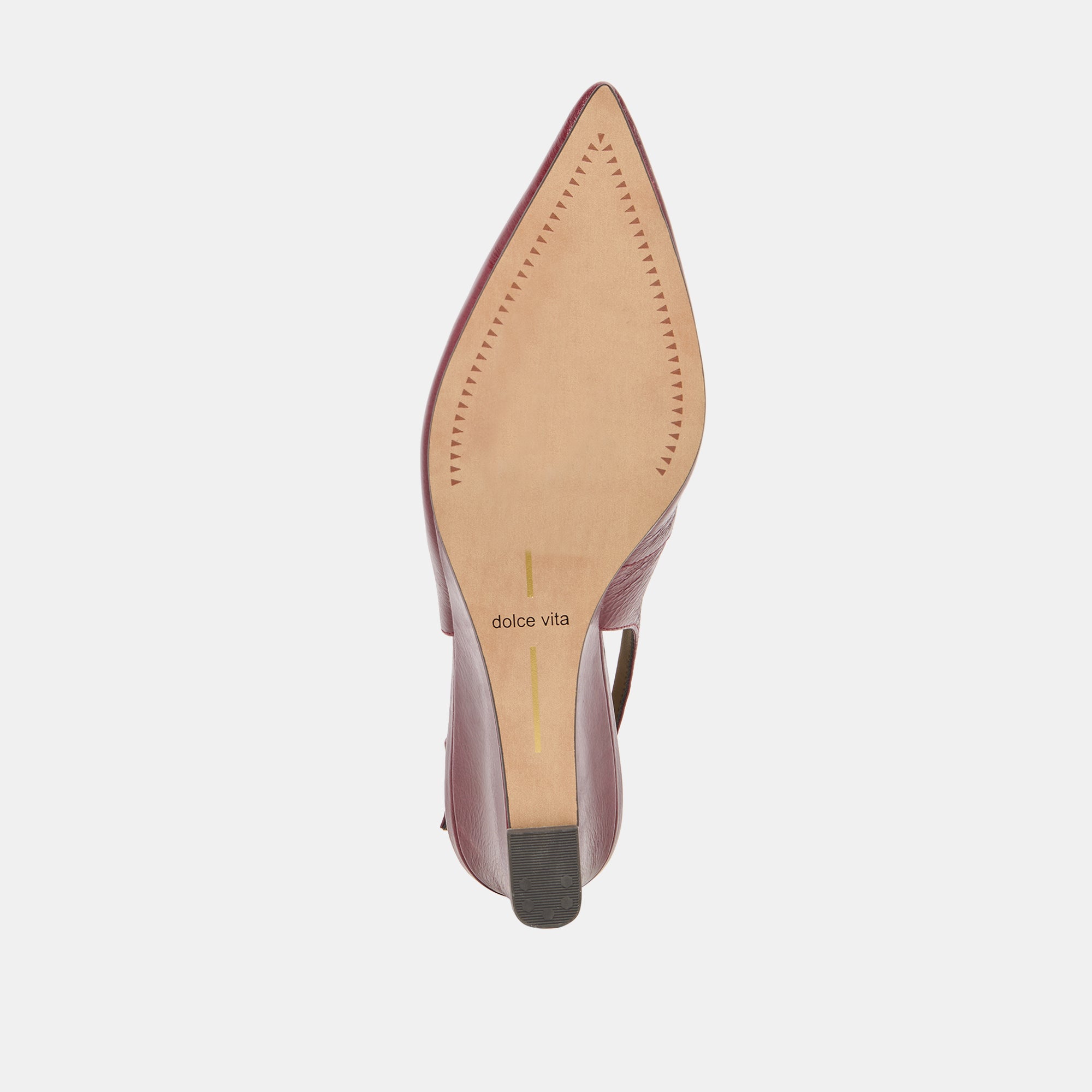 EVELAN WEDGES GARNET LEATHER - Image 9