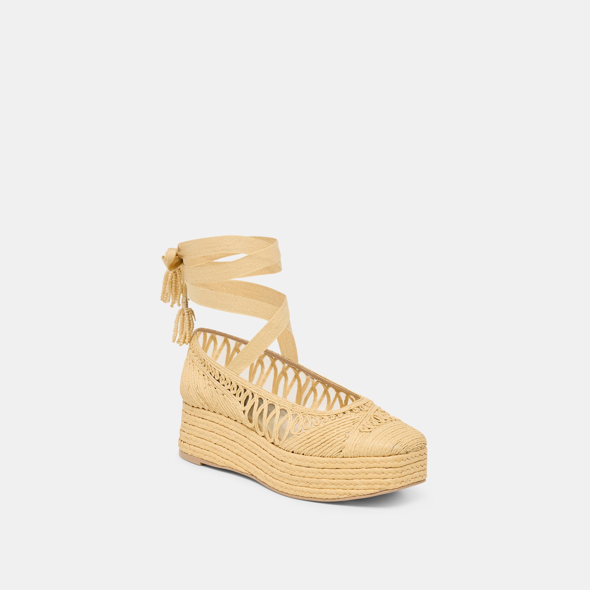 FARIS FLATS LT NATURAL MACRAME - Image 3