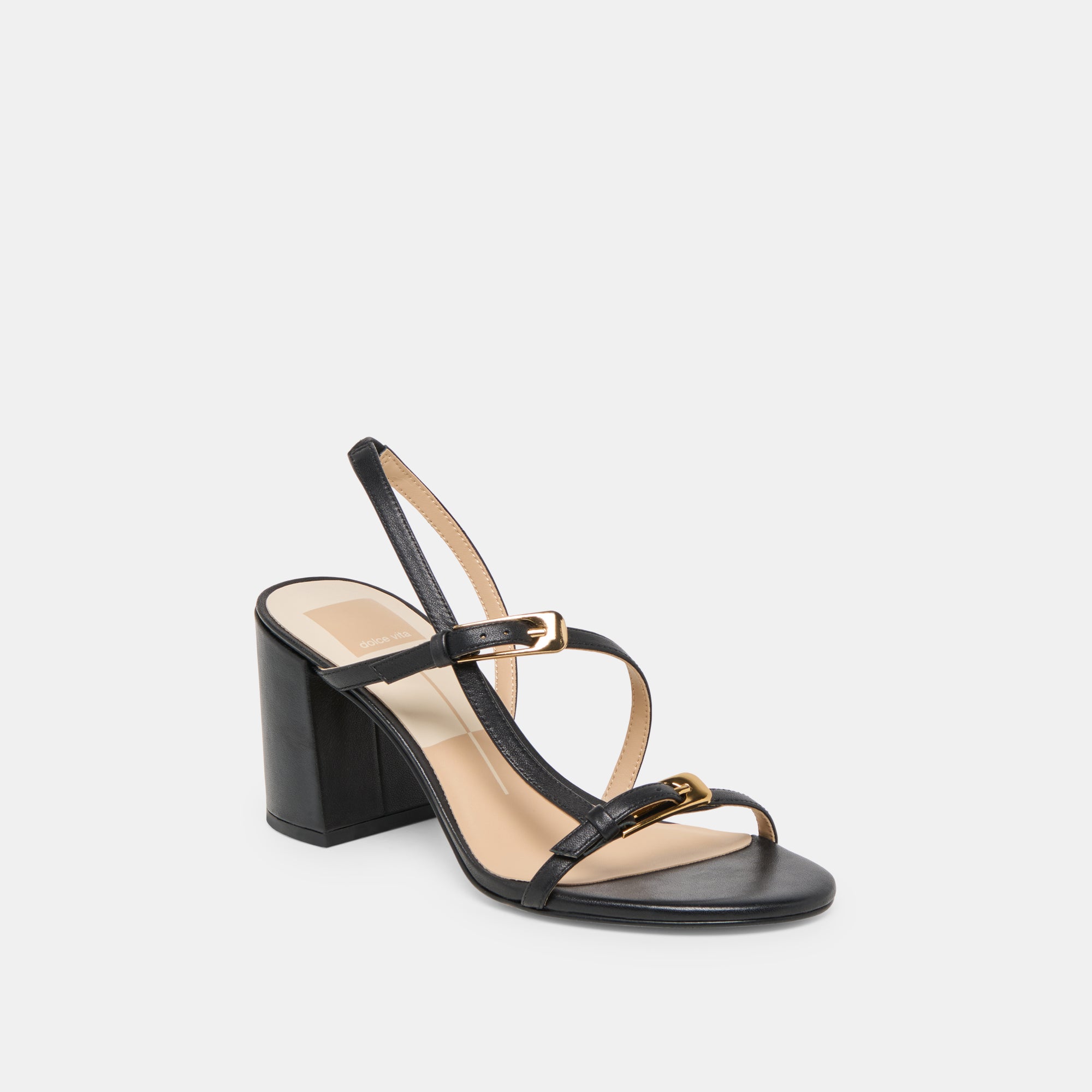 FAYE HEELS BLACK LEATHER - Image 3