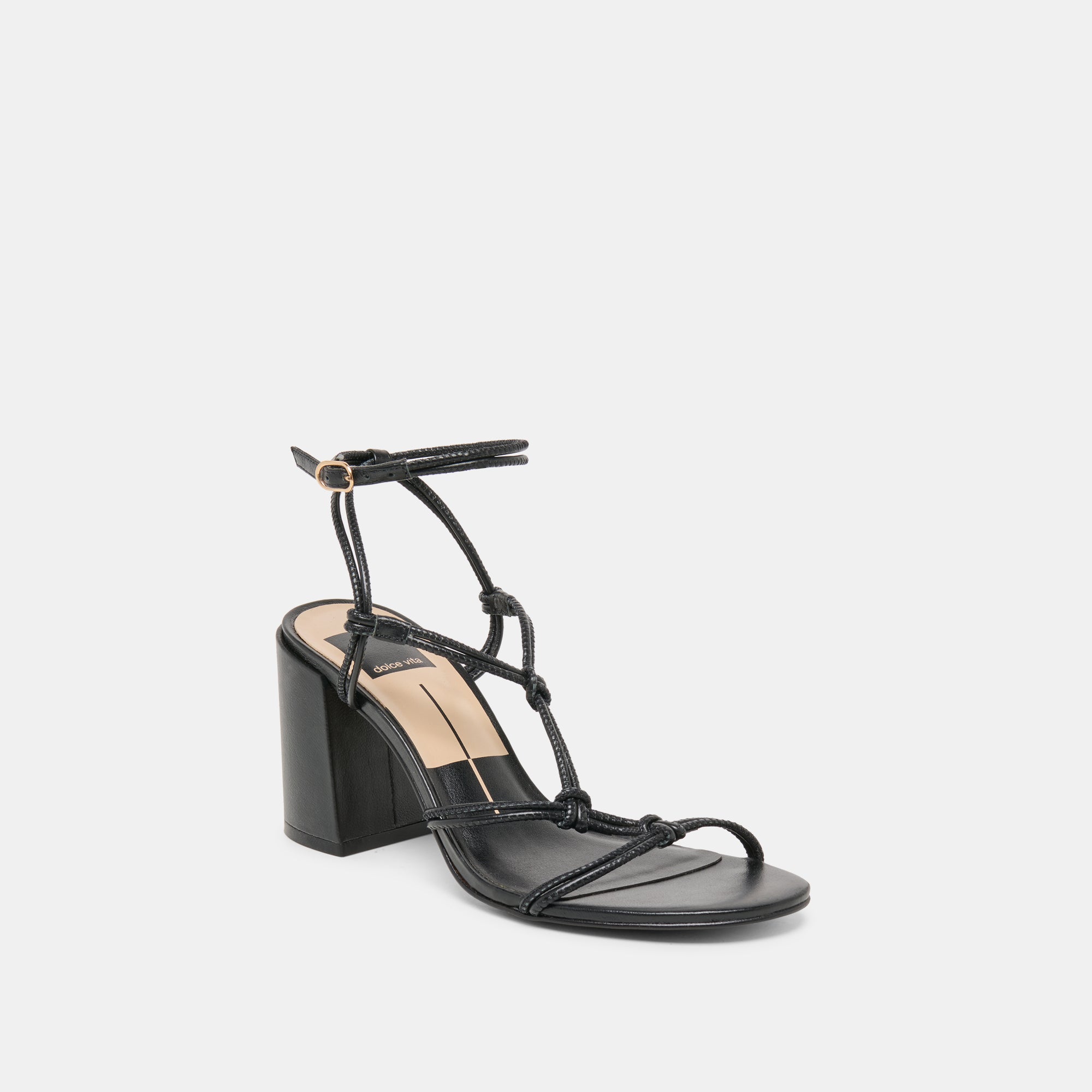 FIZZY HEELS BLACK LEATHER - Image 4
