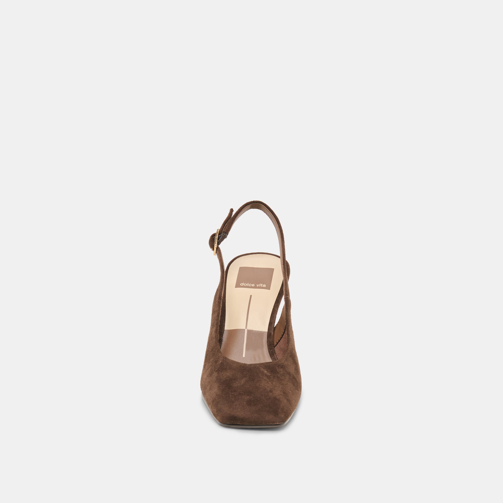 GESSIA HEELS DK BROWN SUEDE - Image 6
