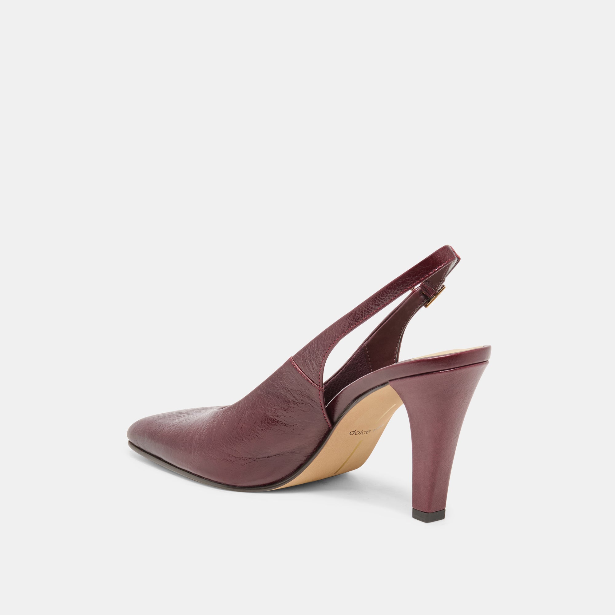 GESSIA HEELS OXBLOOD CRINKLE PATENT - Image 5