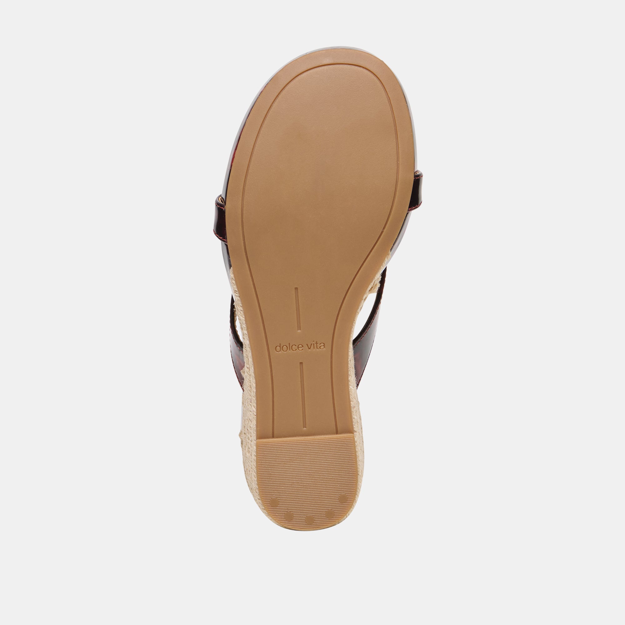 HELAN ESPADRILLE WEDGES TORTOISE PATENT LEATHER - Image 9