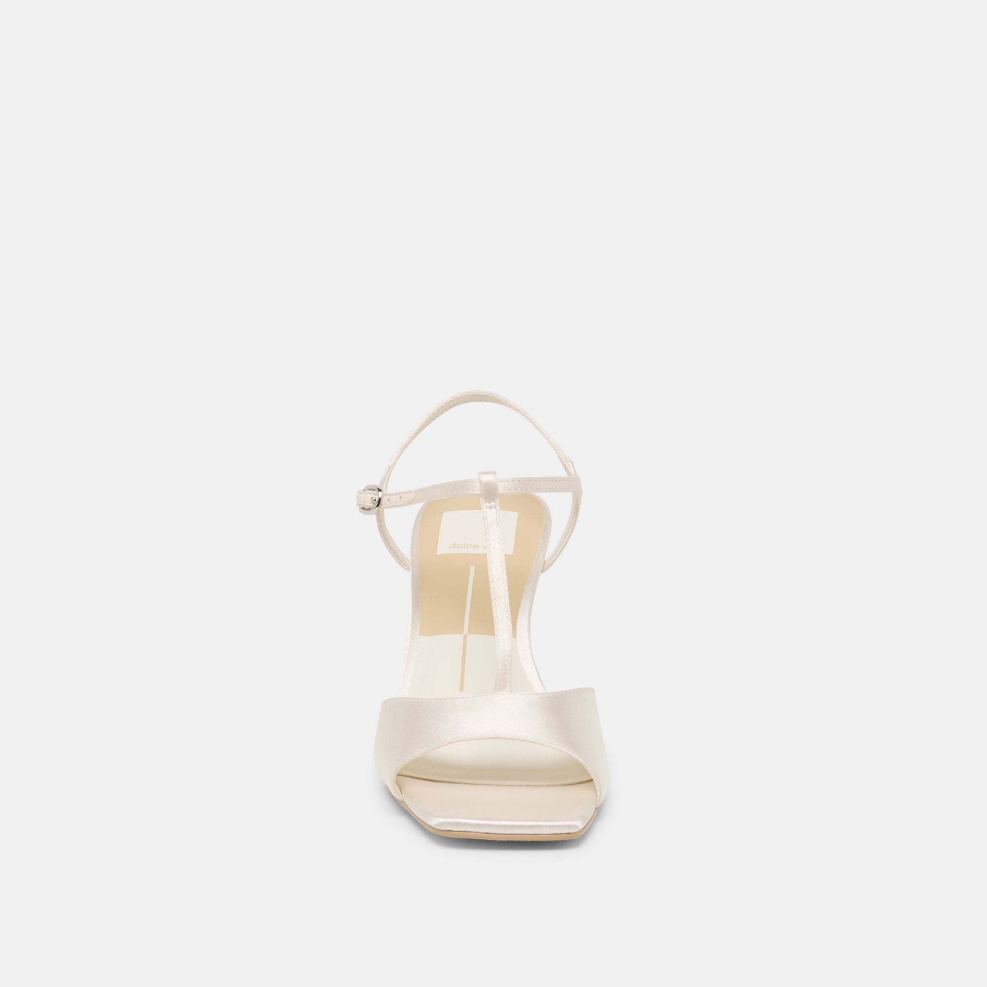 HILERY HEELS OFF WHITE SATIN - Image 6