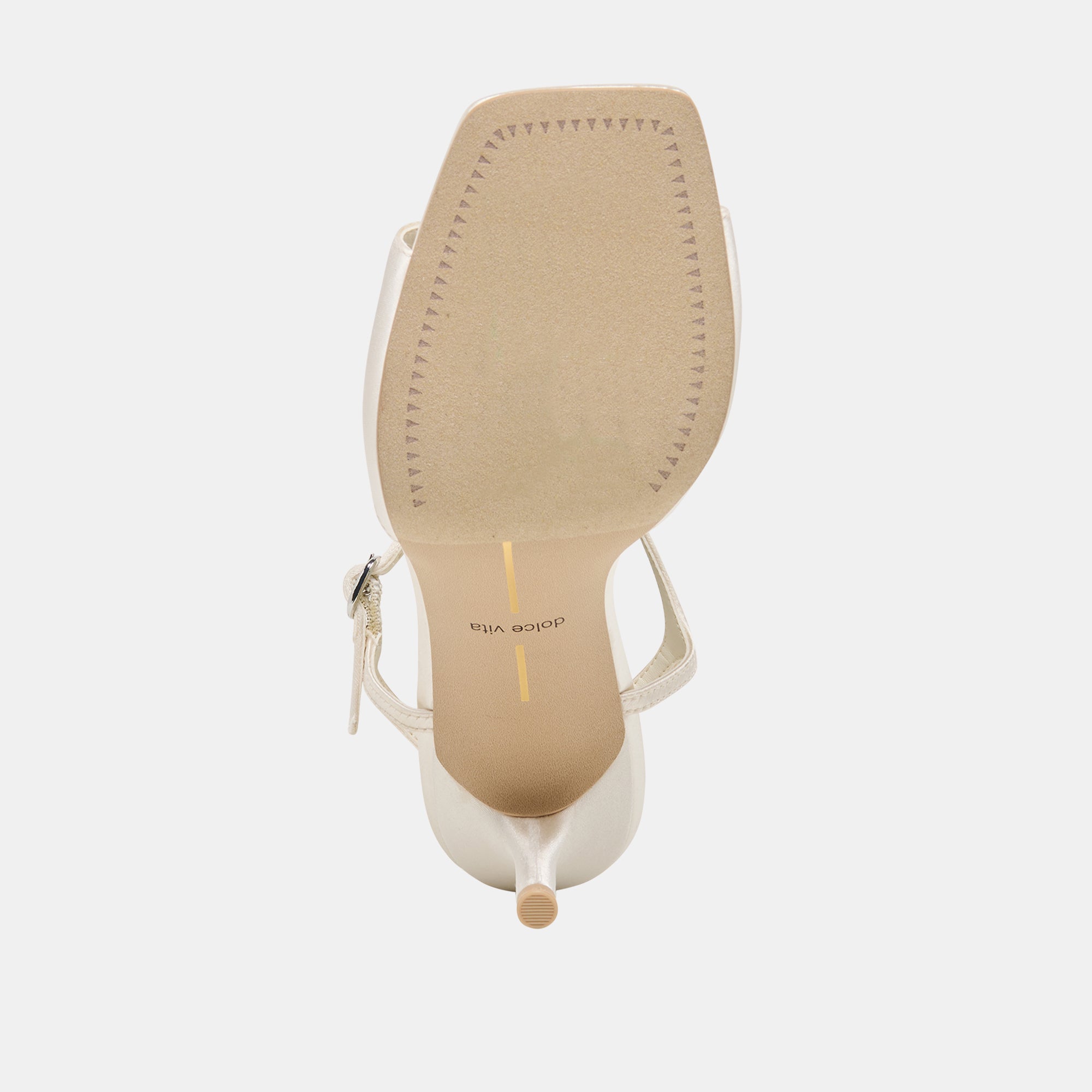 HILERY HEELS OFF WHITE SATIN - Image 9