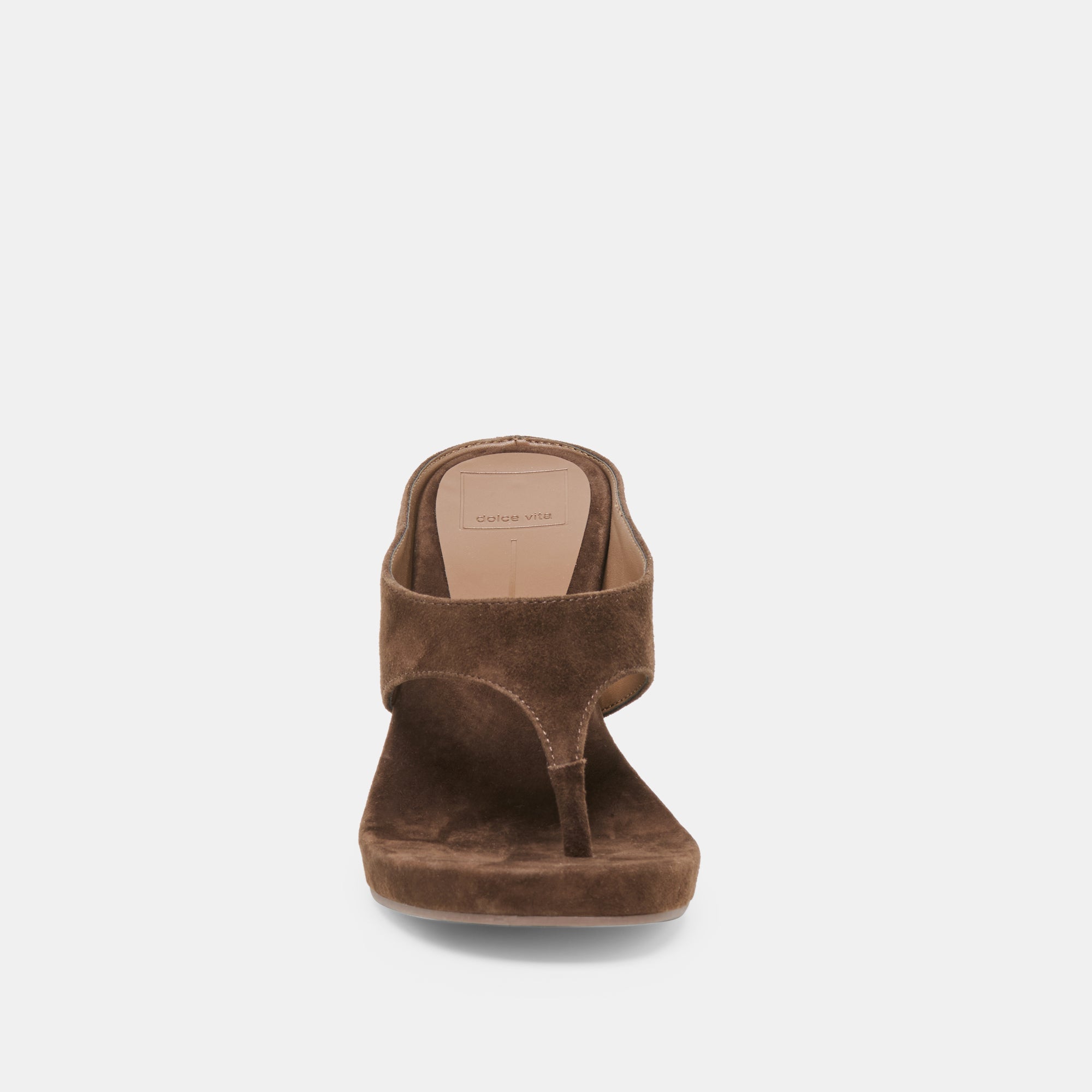 HINNA WEDGES DK BROWN SUEDE - Image 6